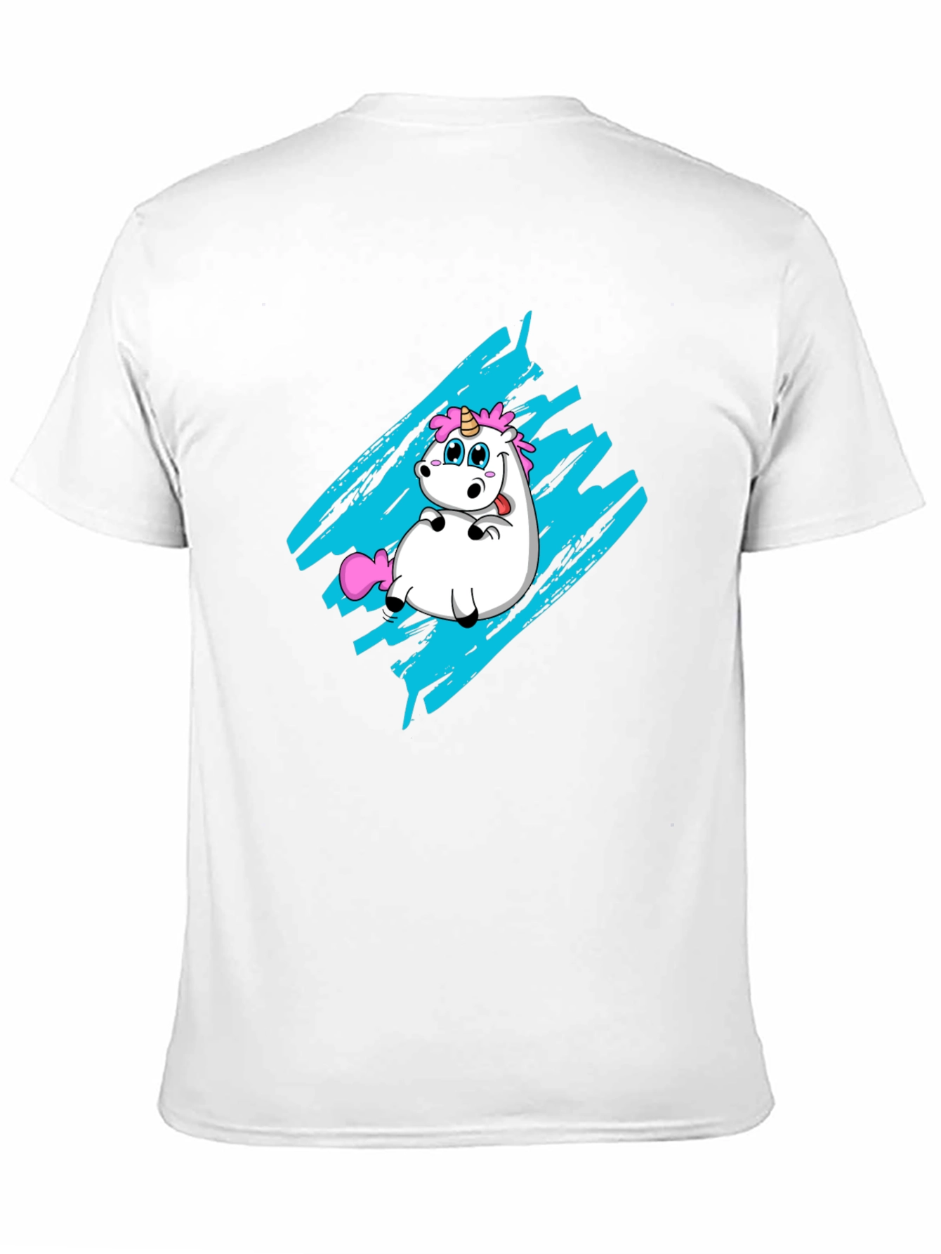 Black Unicorn Graphic Print Black T-Shirt view 11