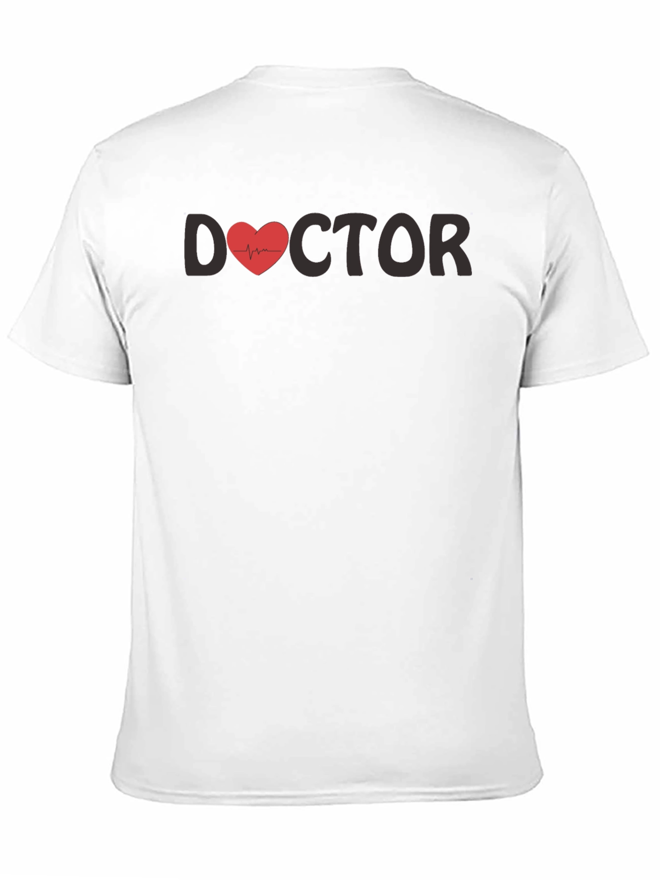 Black Doctor Heartbeat T-Shirt - Medical Profession Tee view 11