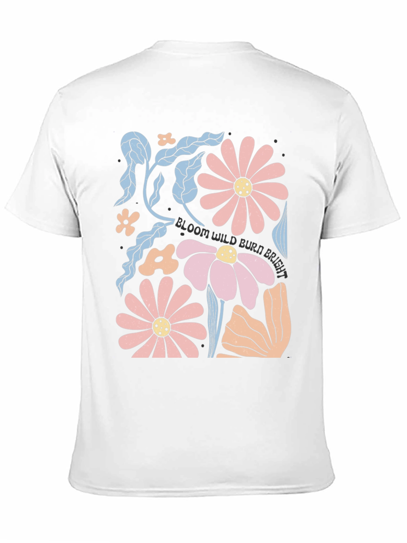 Black Bloom Wild Burn Bright Graphic Tee view 11