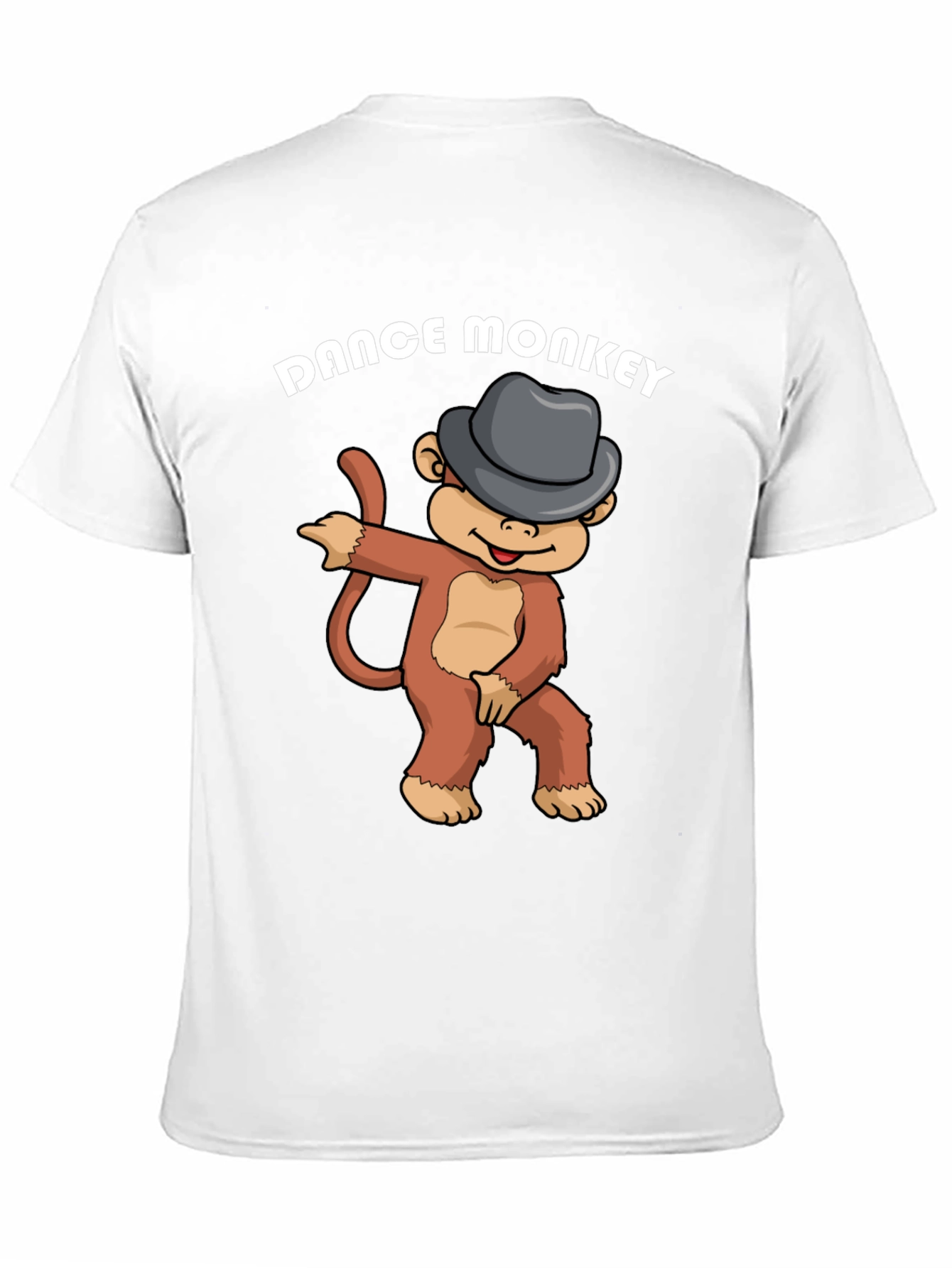 Black Dance Monkey Graphic Tee - Fun Cartoon Shirt view 11