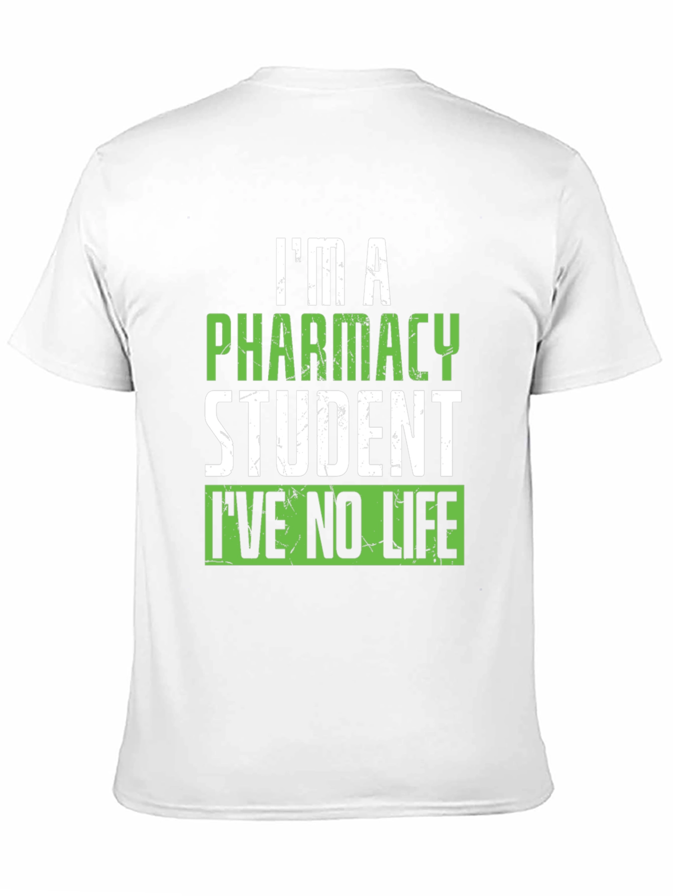 Black Pharmacy Student Funny Graphic T-Shirt view 11