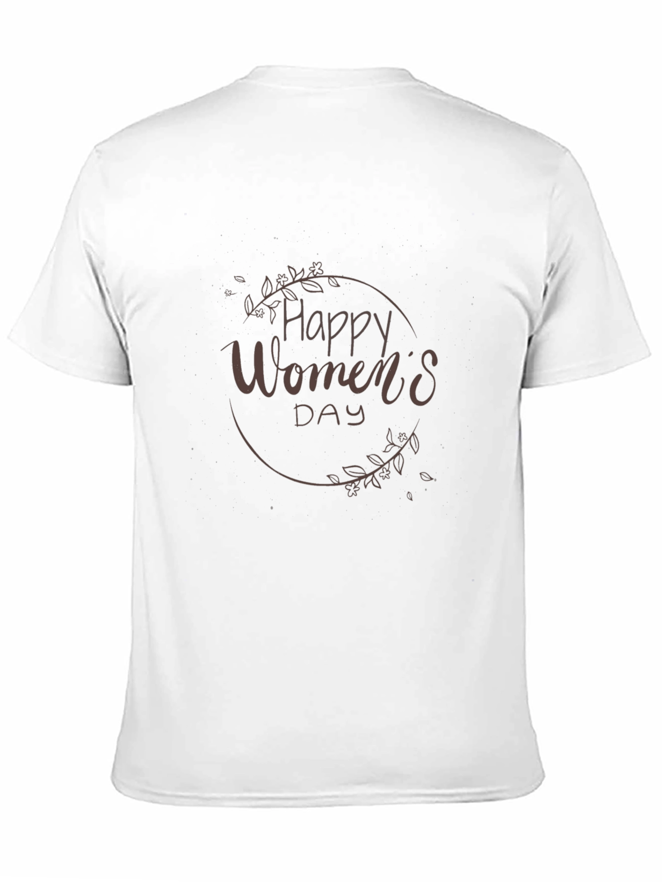 Black Happy Women's Day Graphic Tee - Stylish Black T-Shirt view 11