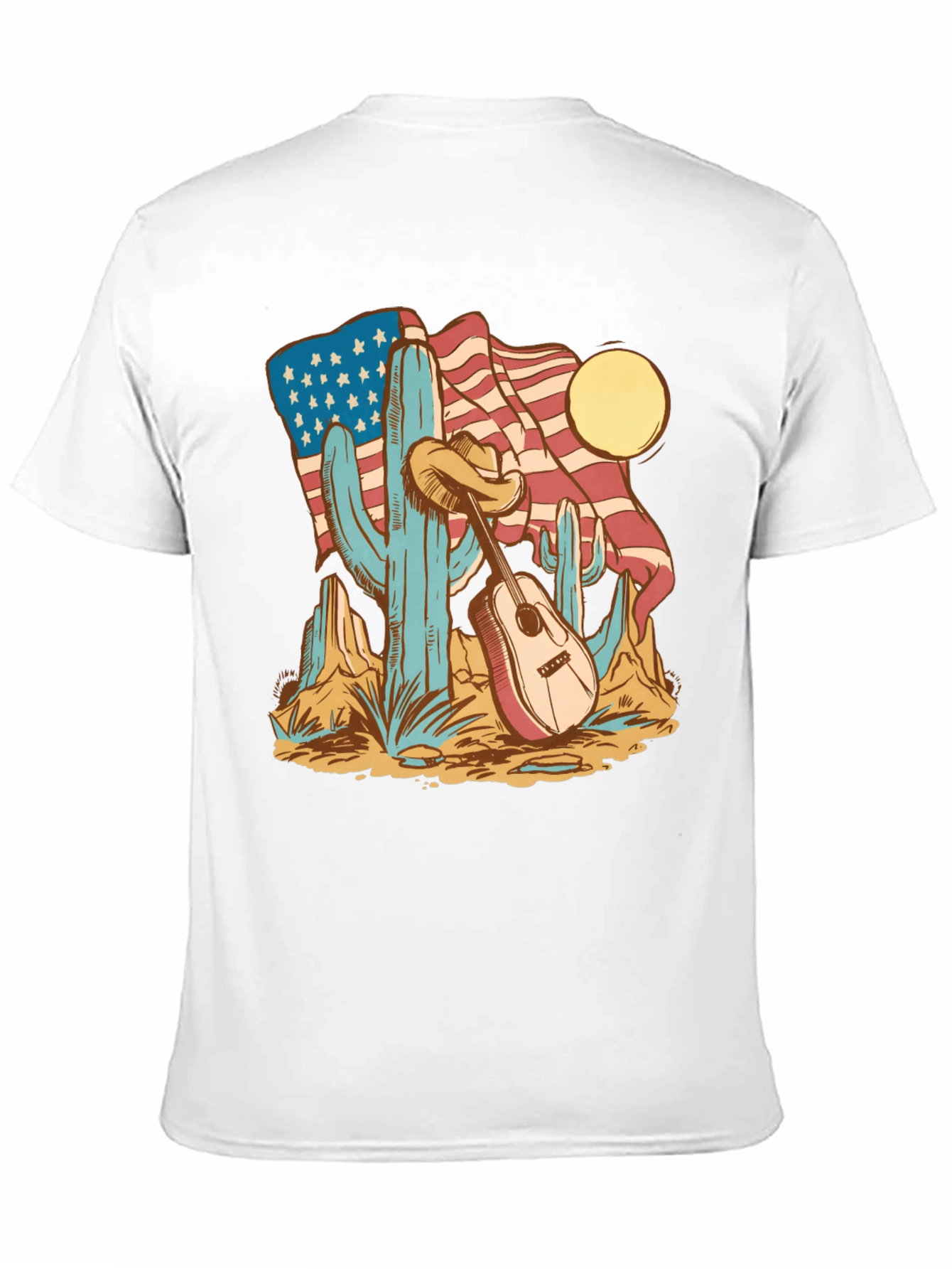American Desert Guitar T-Shirt - 11