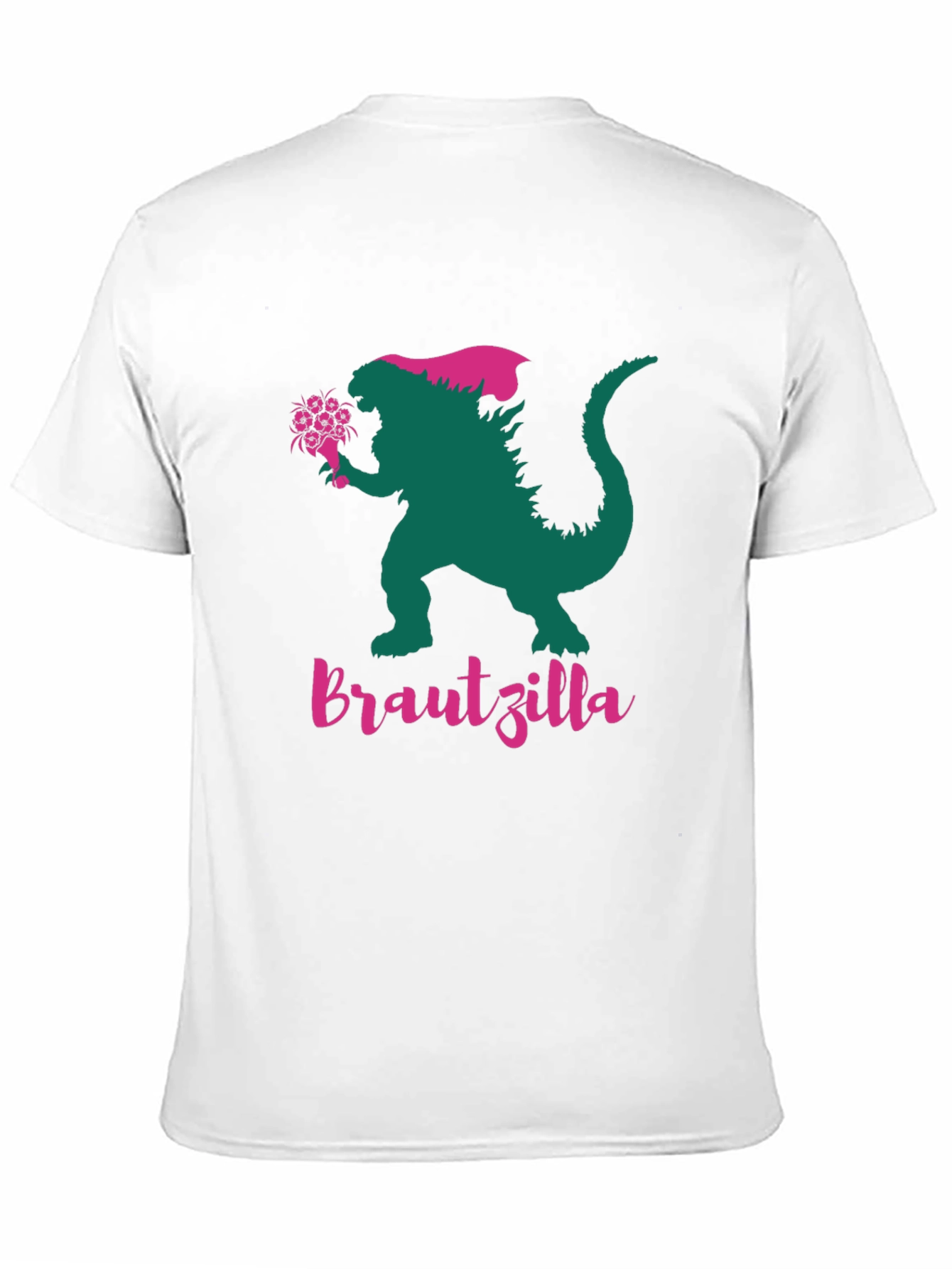 Black Bridesauruszilla Graphic Tee - Hilarious Bridal Shirt view 11