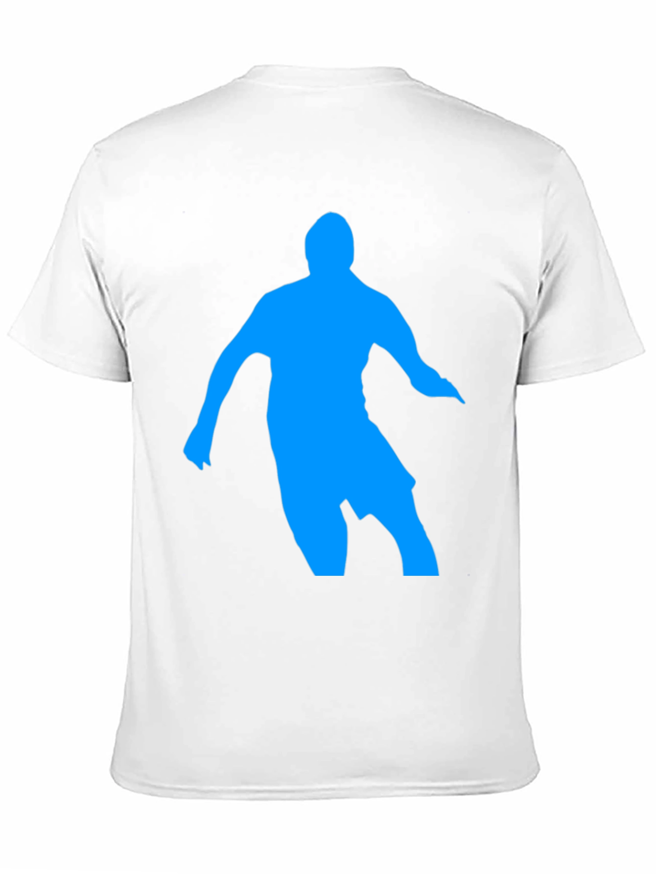 Black Blue Silhouette Graphic Black T-Shirt view 11