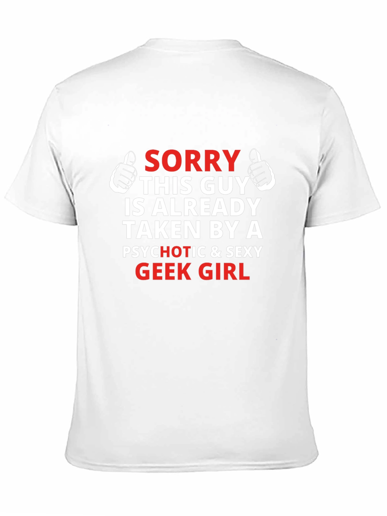Black Funny "Taken by a Geek Girl" Graphic Tee view 11