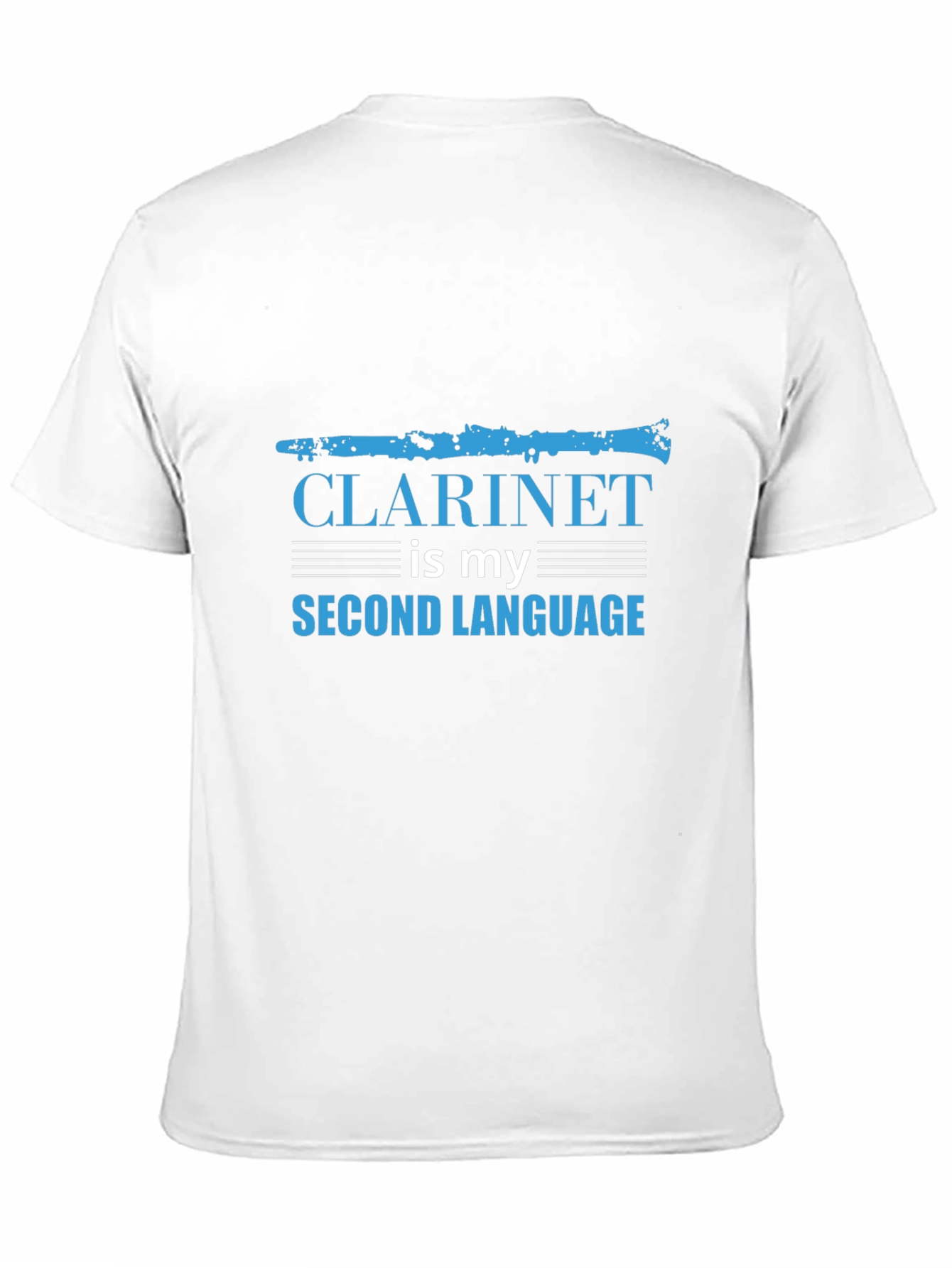 Black Clarinet is My Second Language Black T-Shirt view 11