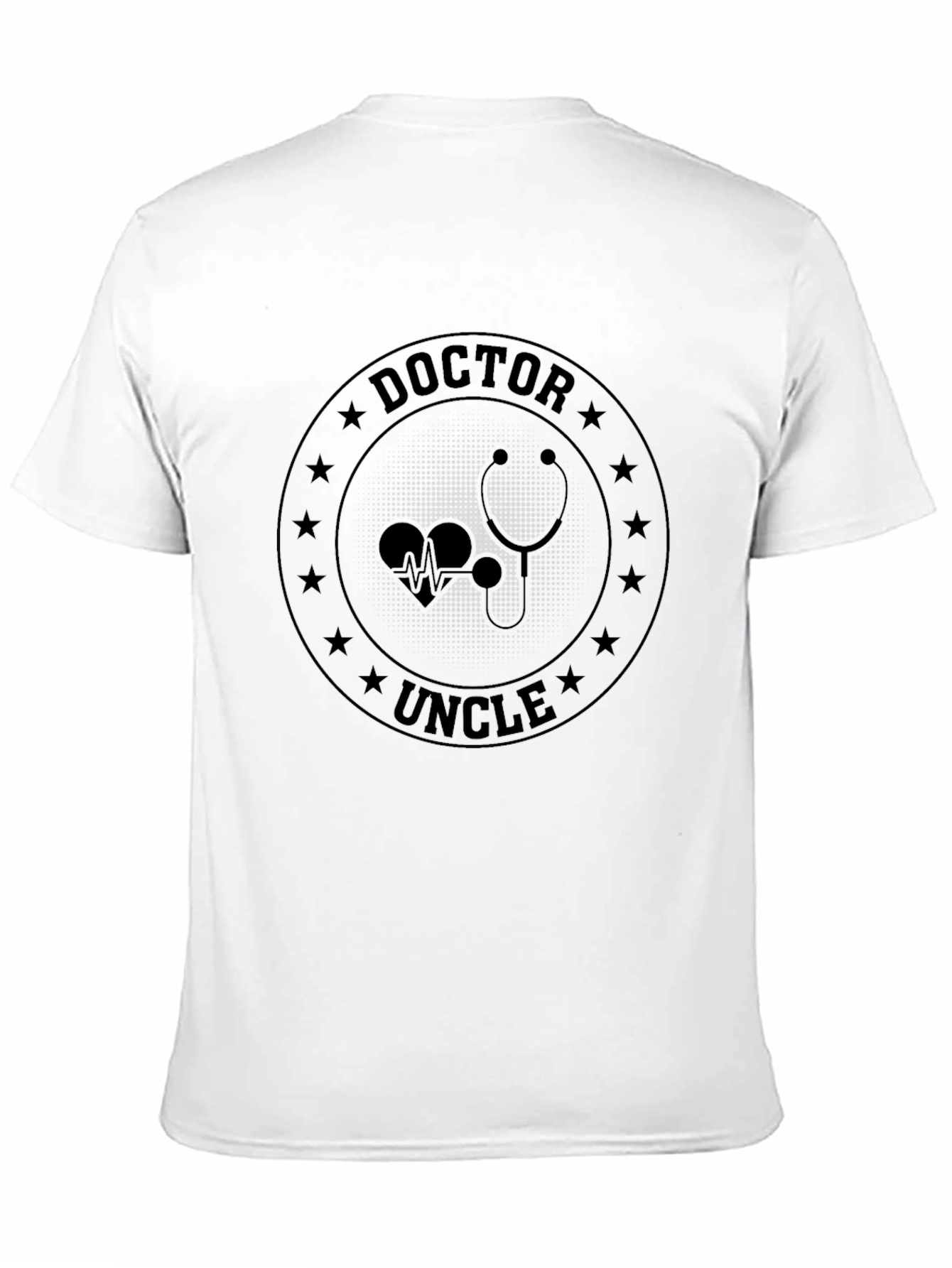 Black Doctor Uncle Graphic Tee - Medical Profession view 11