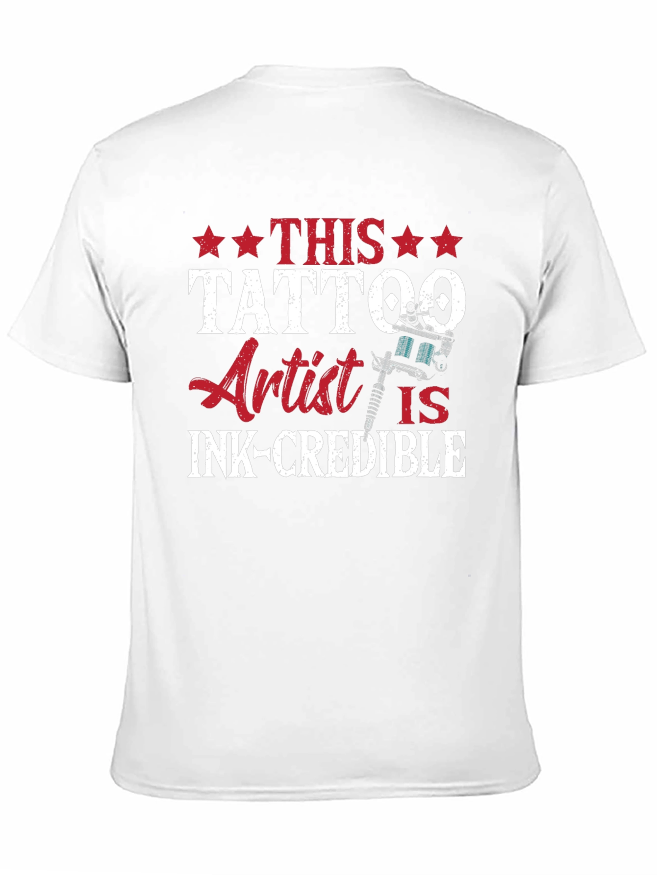 Black Tattoo Artist Ink-credible Graphic T-Shirt view 11