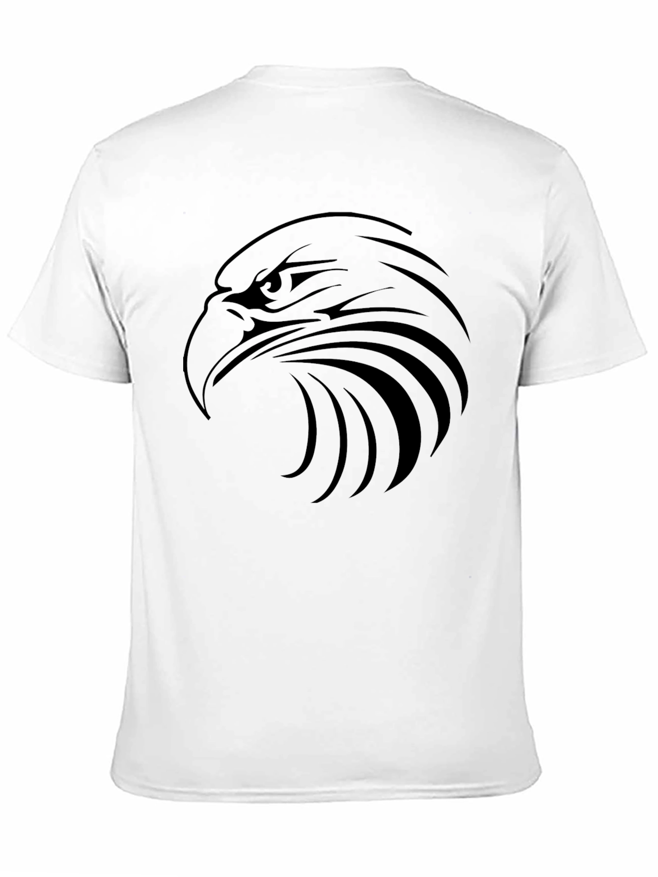 Black Bold Eagle Graphic Black T-Shirt view 11