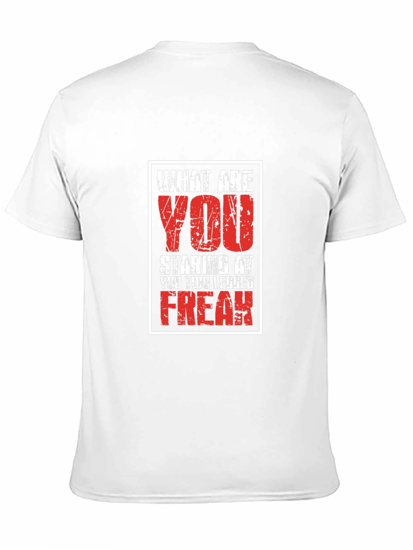 Black What Are You Staring At? T-Shirt view 11