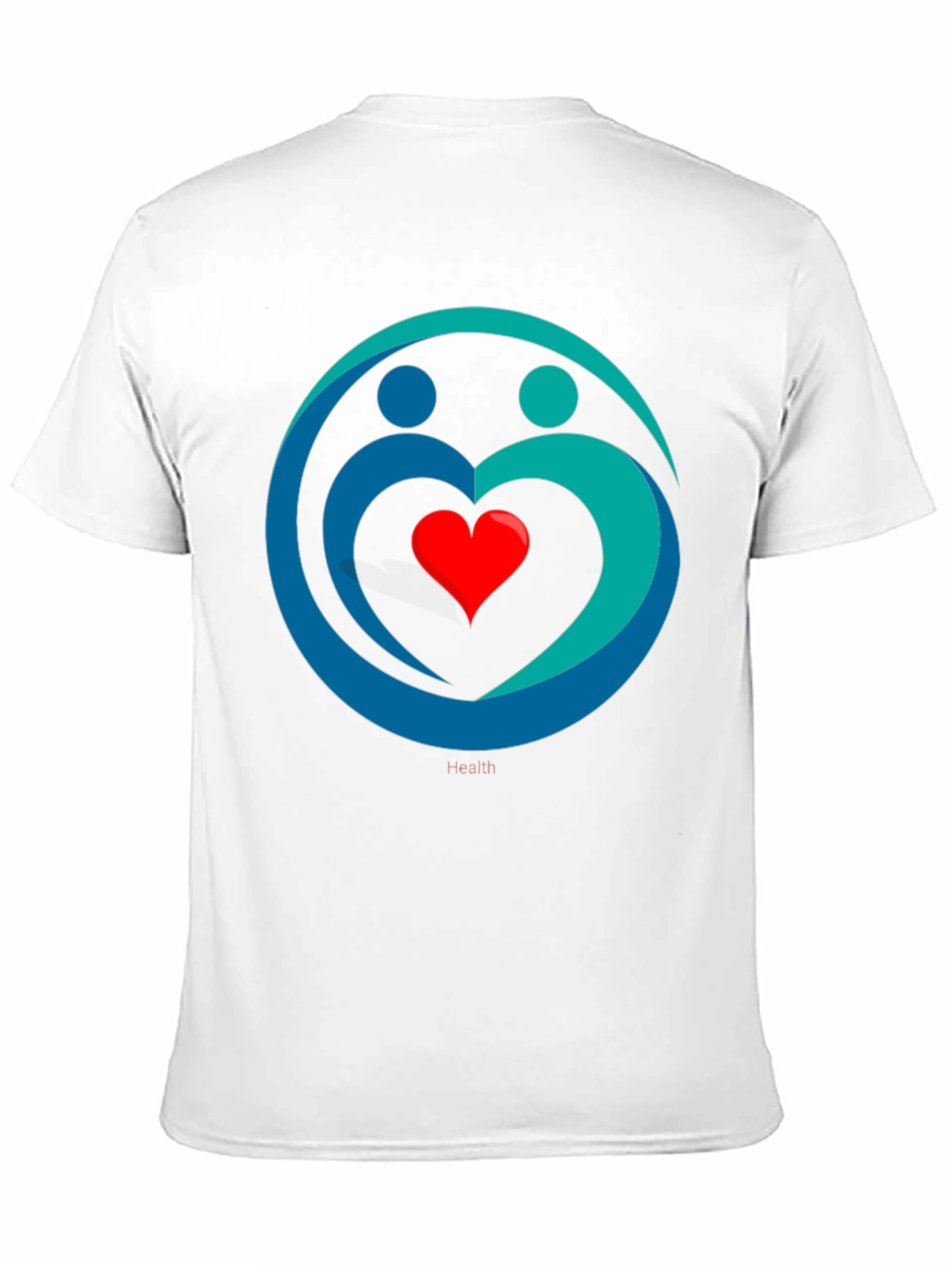 Black Heart Health Graphic Tee - Black Casual Comfort view 11