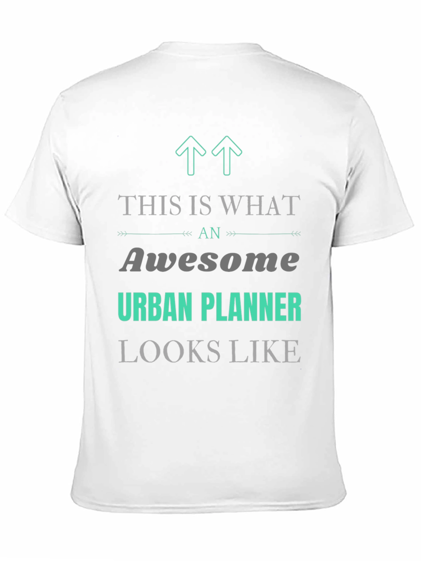 Black Awesome Urban Planner T-Shirt: Stylish Career Pride Apparel view 11