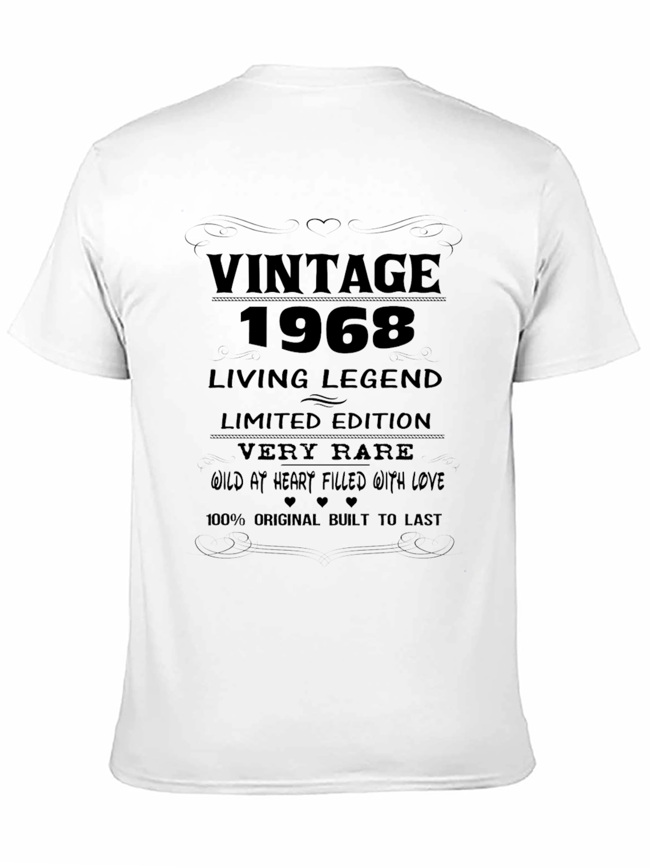 Black Vintage 1968 Living Legend Graphic T-Shirt view 11