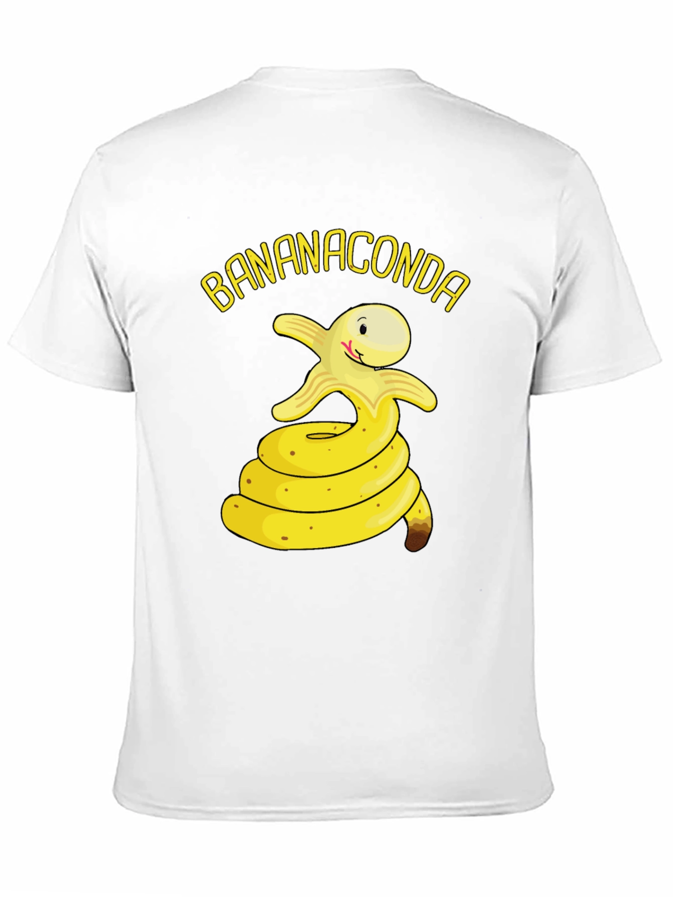 Black Bananaconda Funny Graphic T-Shirt view 11