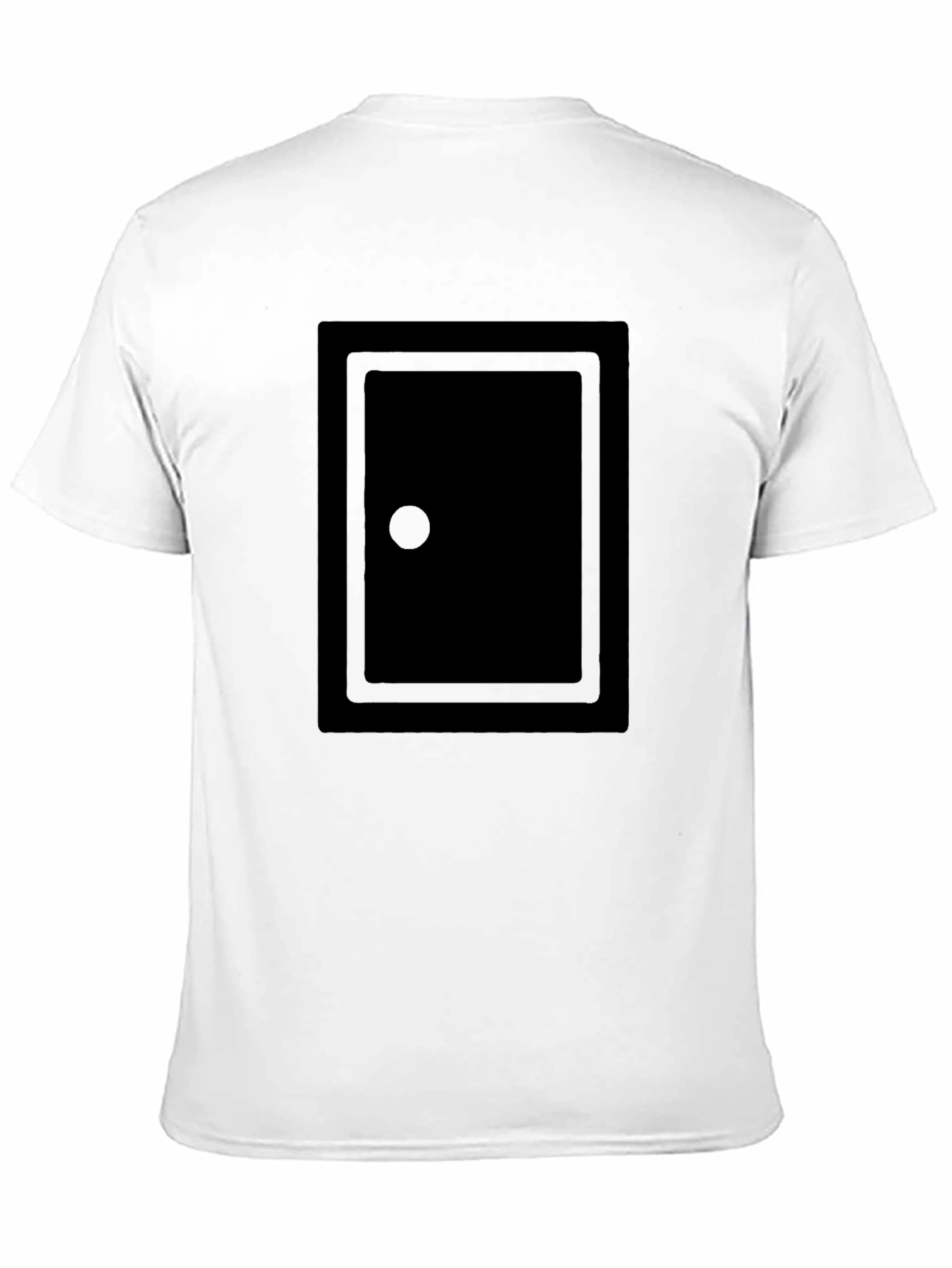 Black Men's Black Graphic Print T-Shirt view 11