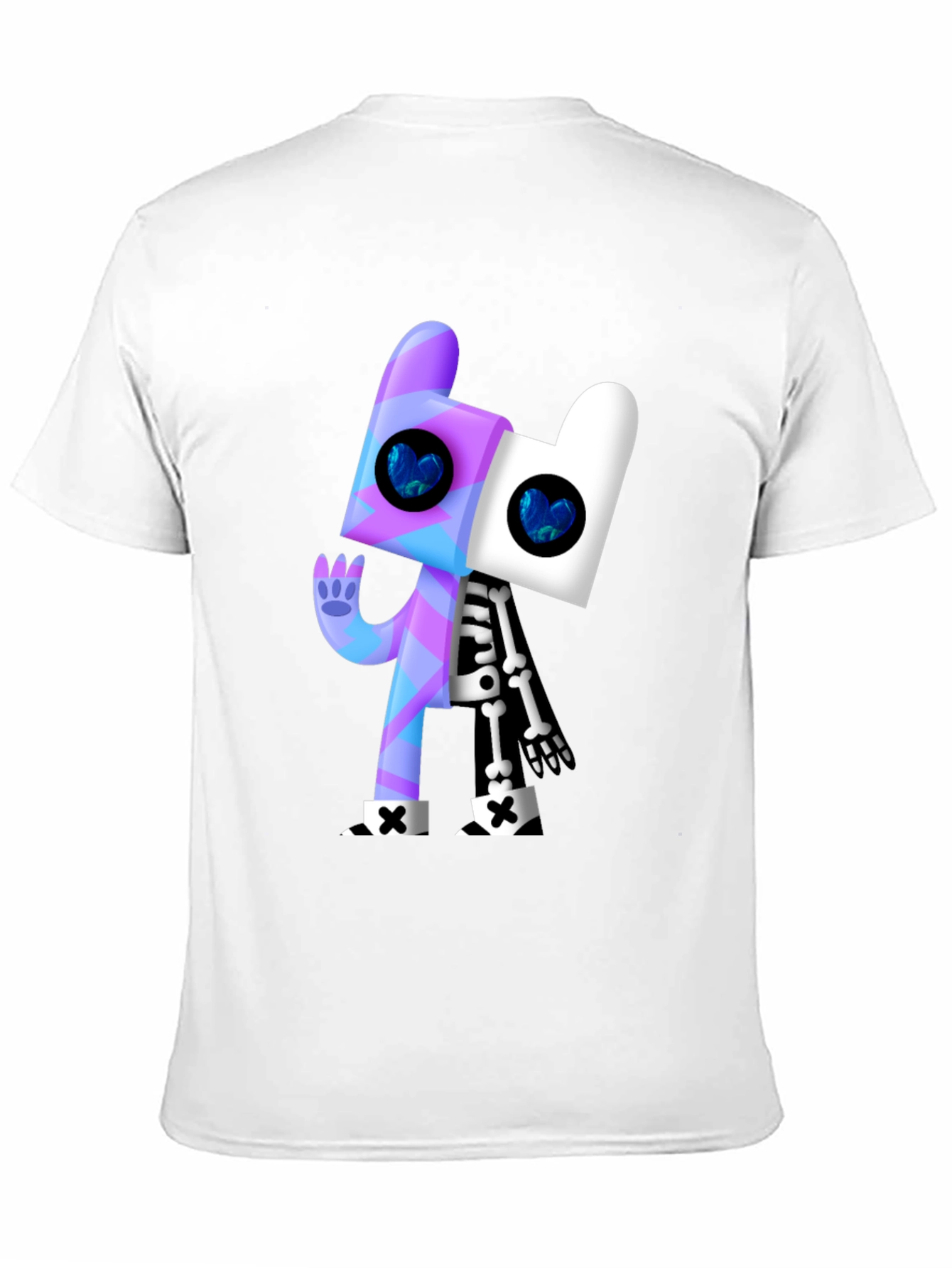 Black Cartoon Character Graphic Black T-Shirt view 11