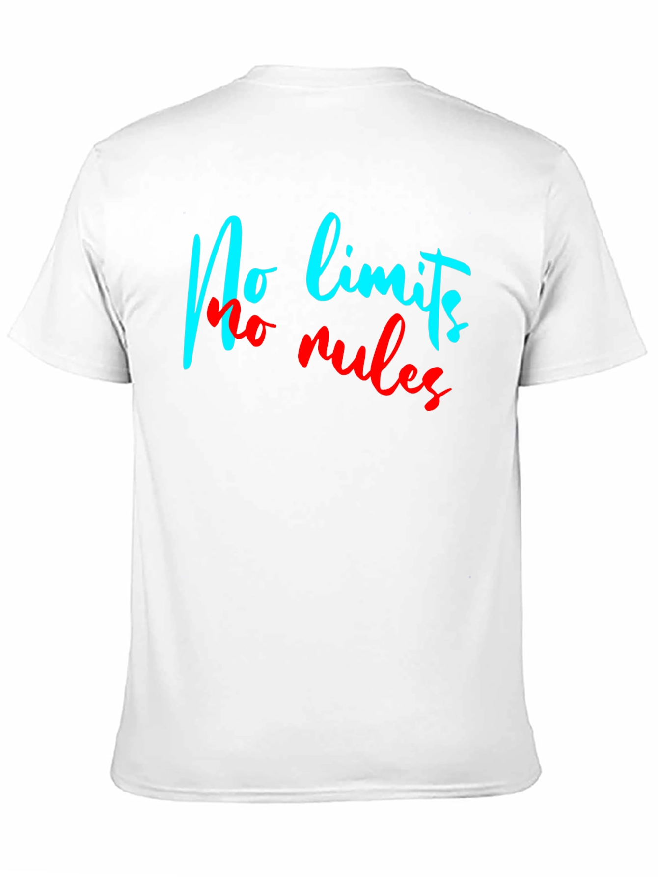 Black No Limits No Rules Graphic T-Shirt view 11