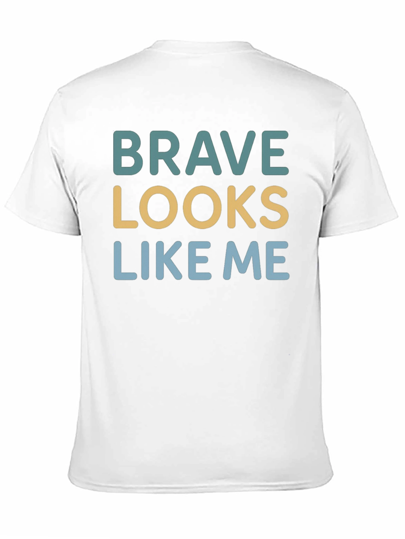 Black Brave Looks Like Me Graphic Tee - Black Casual T-Shirt view 11