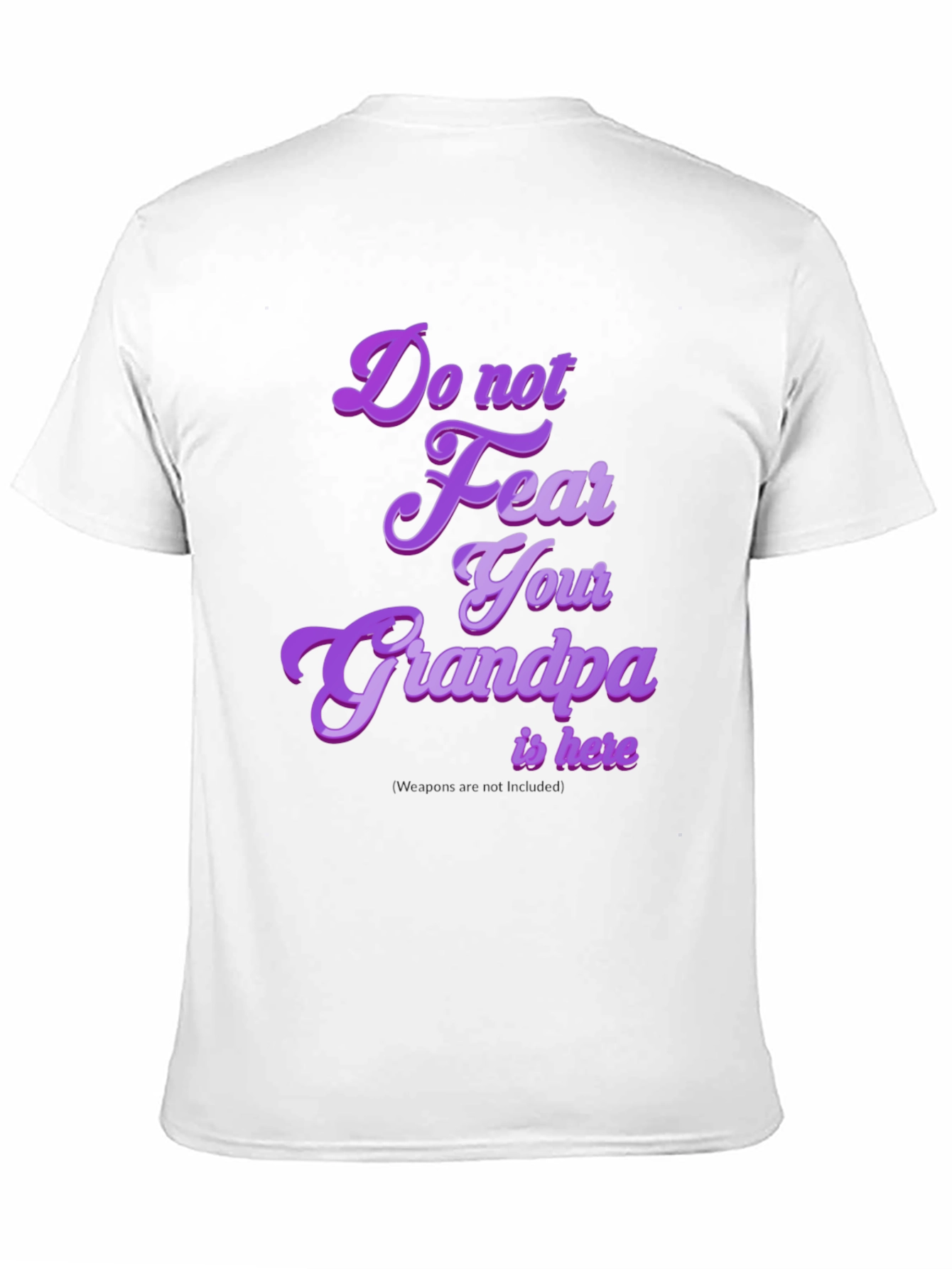 Black Funny Grandpa T-Shirt: "Do Not Fear Your Grandpa Is Here" view 11