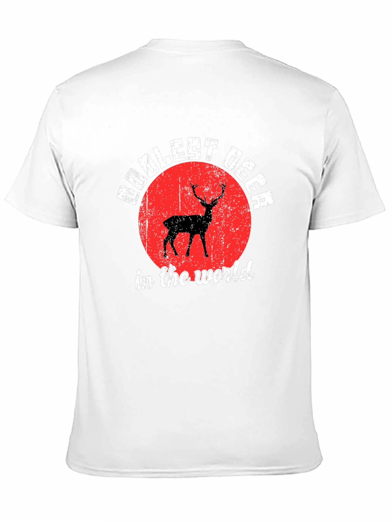 Coolest Deer T-Shirt - Black Crew Neck - 11