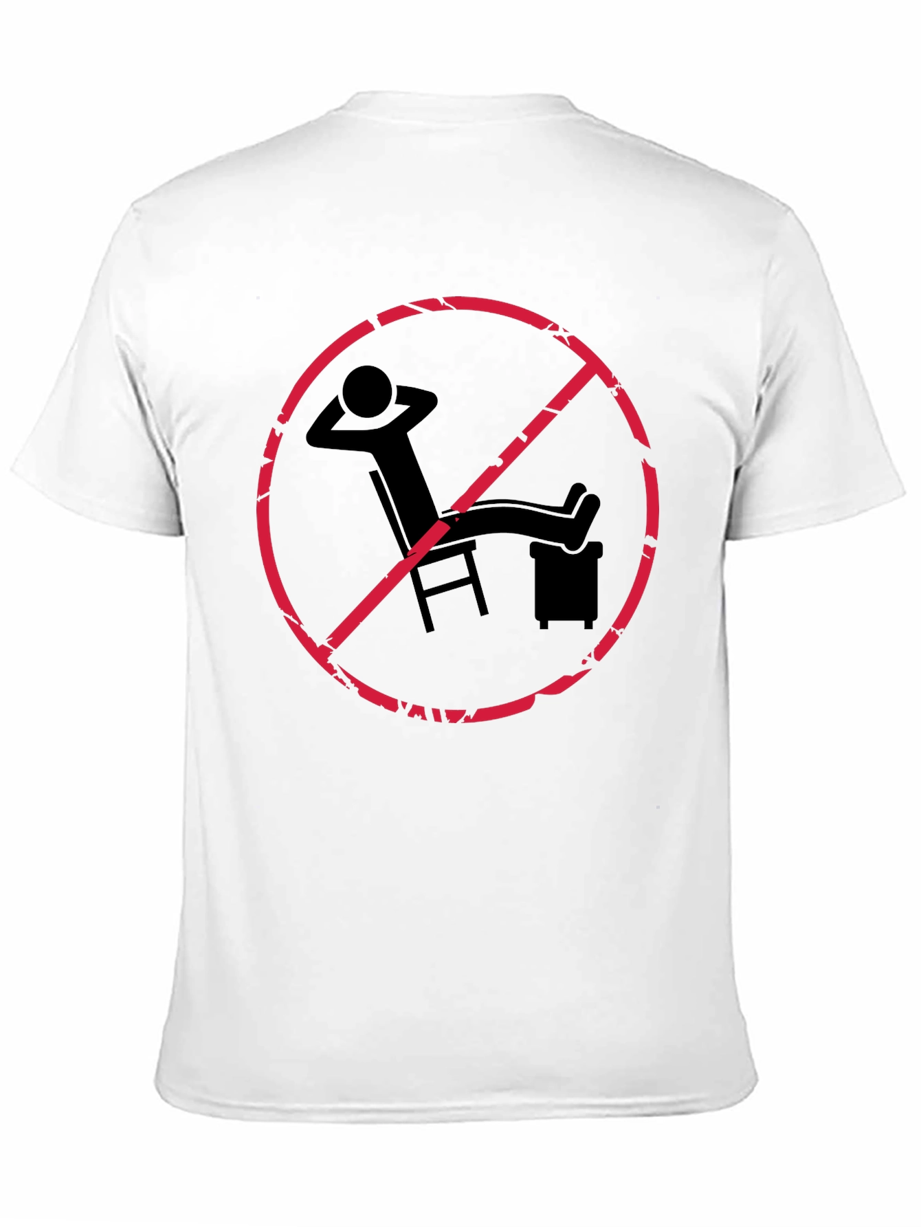 Black No Relaxing Funny Graphic T-Shirt view 11