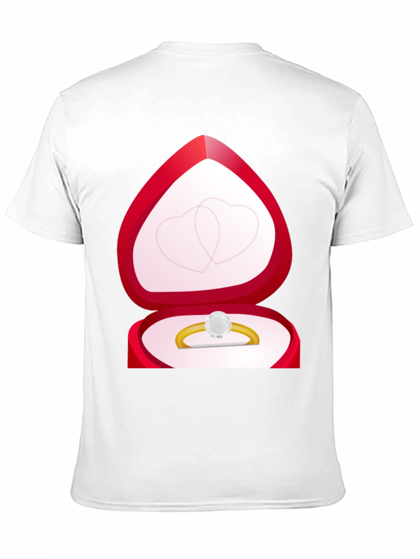 Black Proposal Ring Box T-Shirt view 11