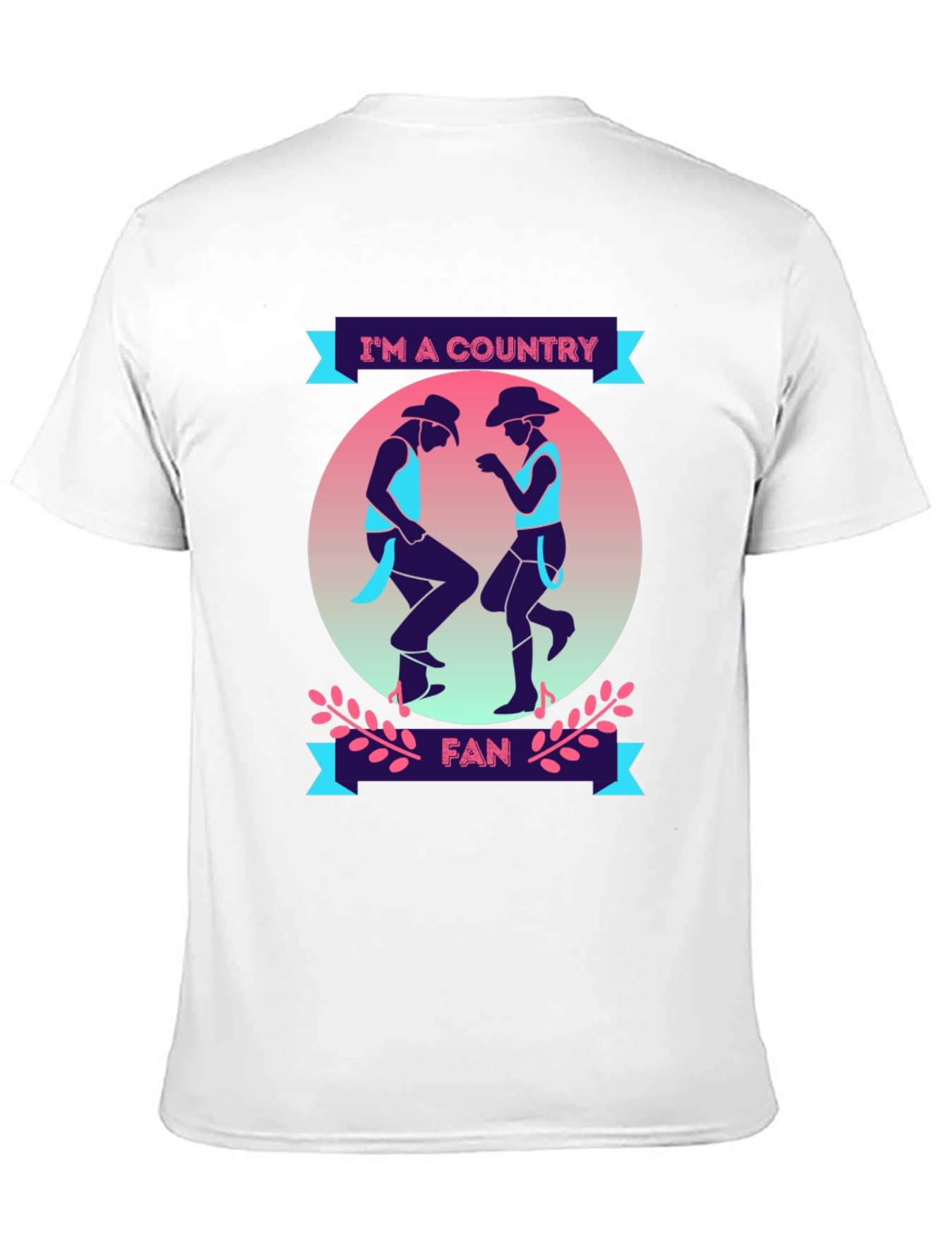 Black Country Music Fan T-Shirt view 11