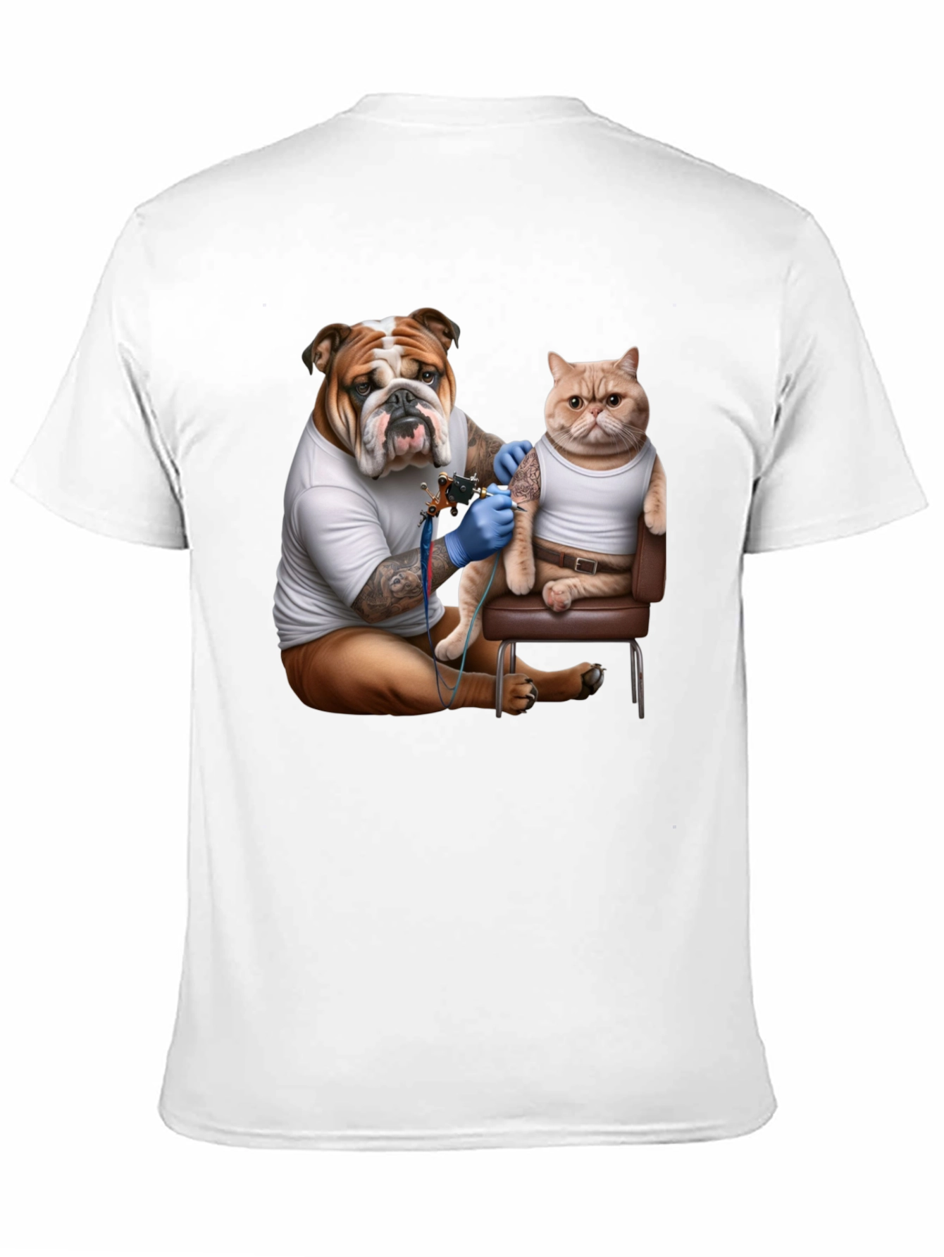 Black Dog Tattoo Artist T-Shirt view 11