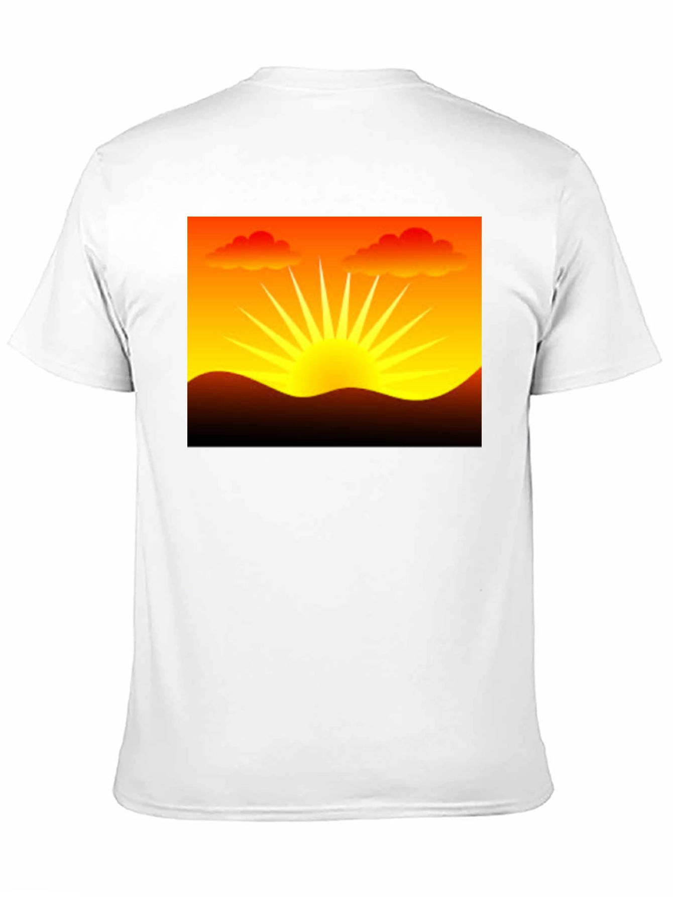 Black Sunset Graphic Black T-Shirt view 11