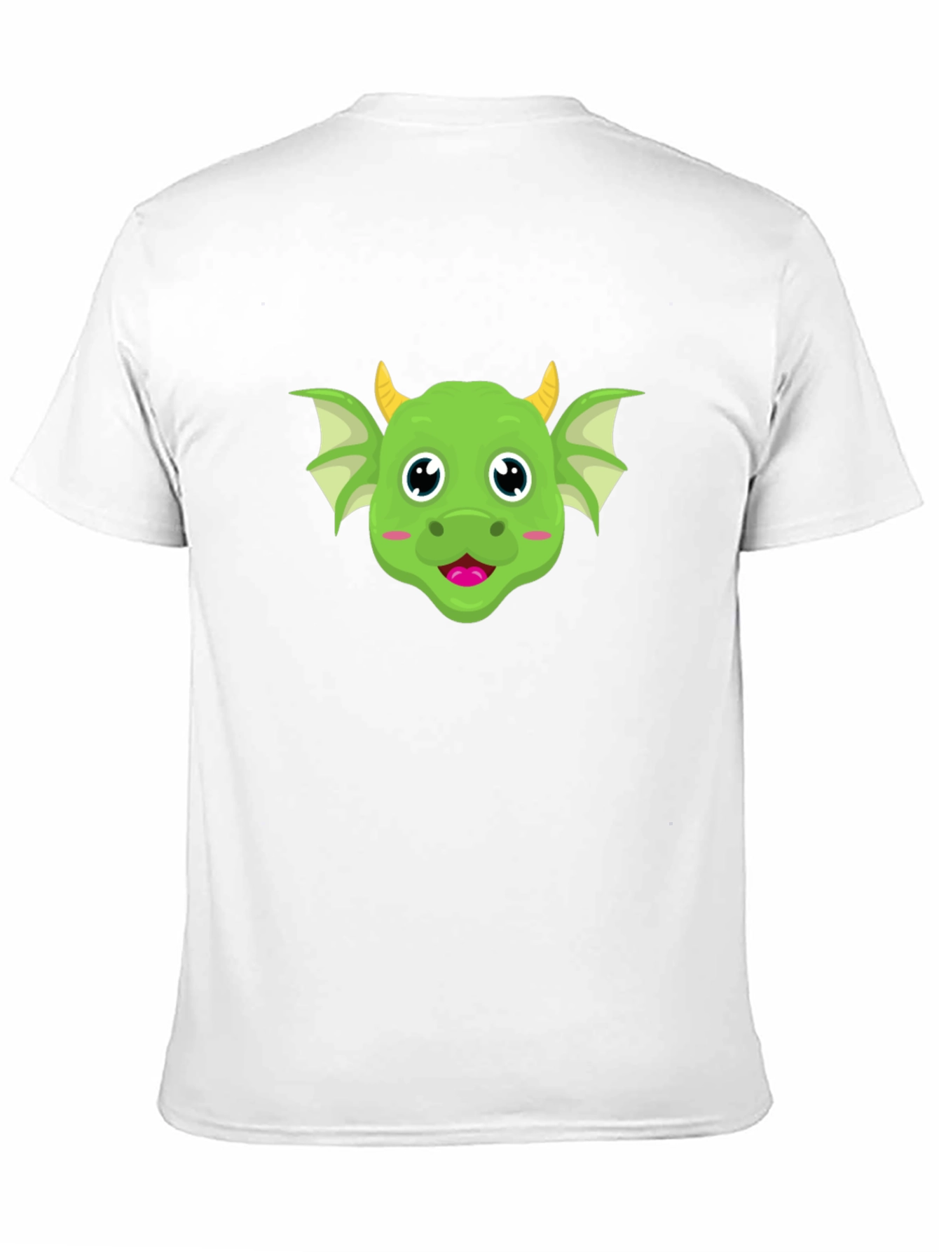 Black Cute Dragon Cartoon Graphic Tee view 11
