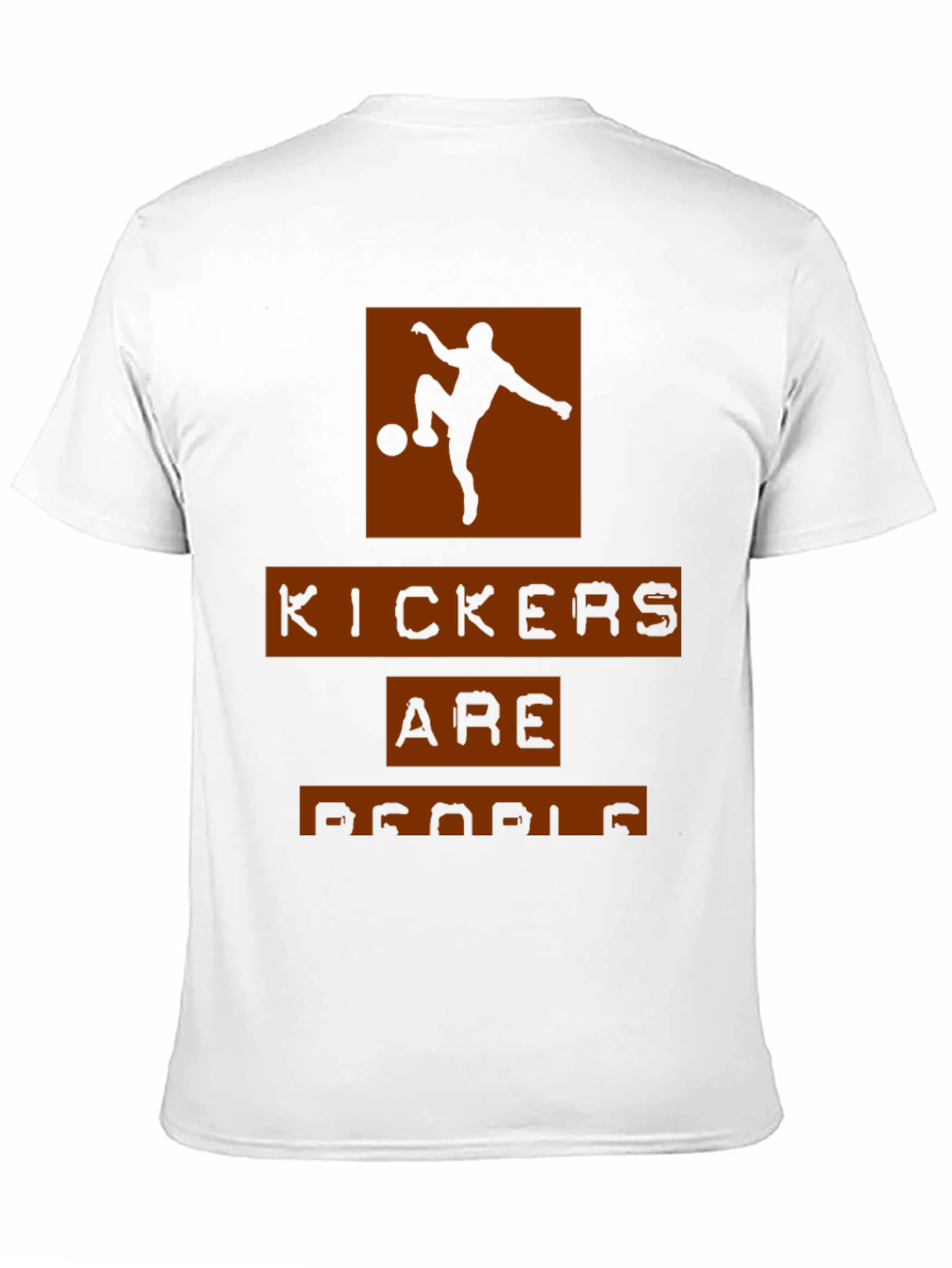 Black Kickers are People T-Shirt - Soccer Fan Tee view 11