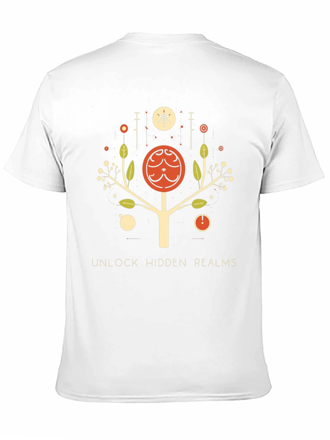 Black Unlock Hidden Realms Graphic Tee view 11