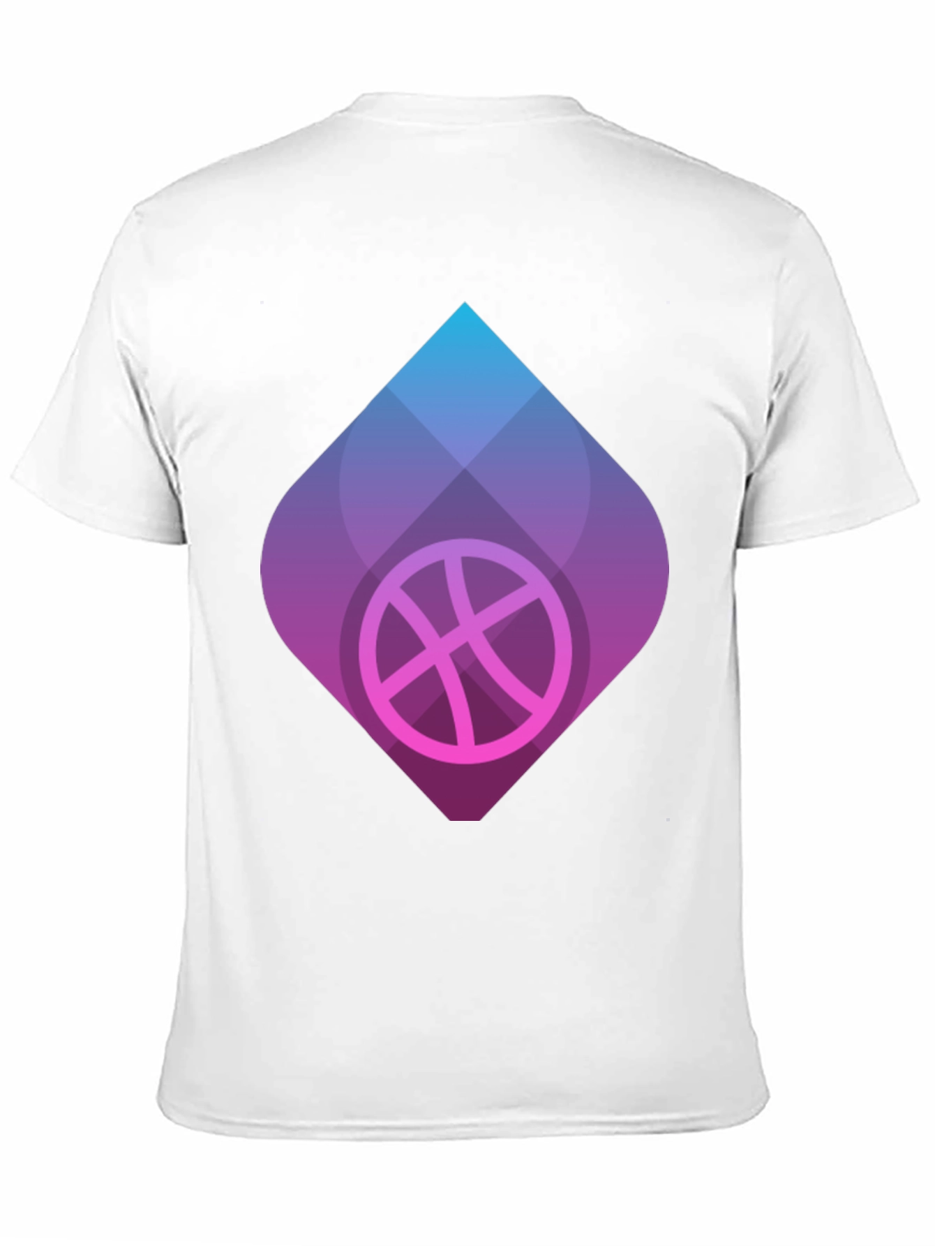 Black Men's Black Graphic Tee - Basketball Design view 11