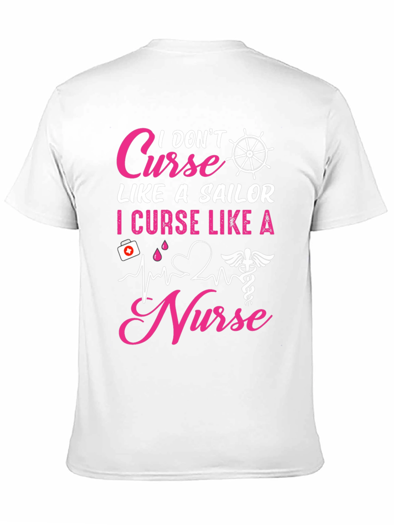 Black I Curse Like A Nurse T-Shirt view 11