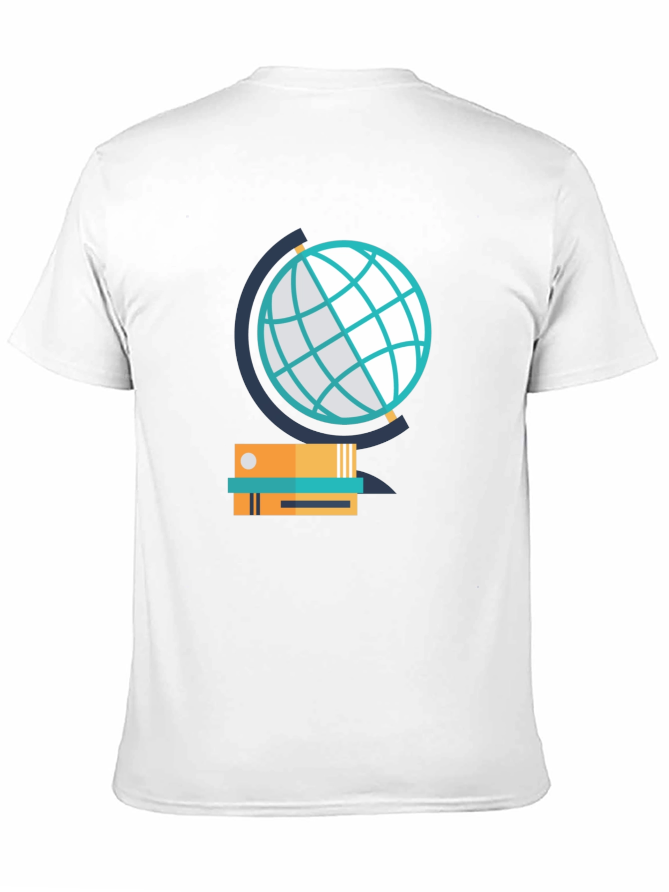 Black Globe & Books Graphic Tee - Study in Style! view 11