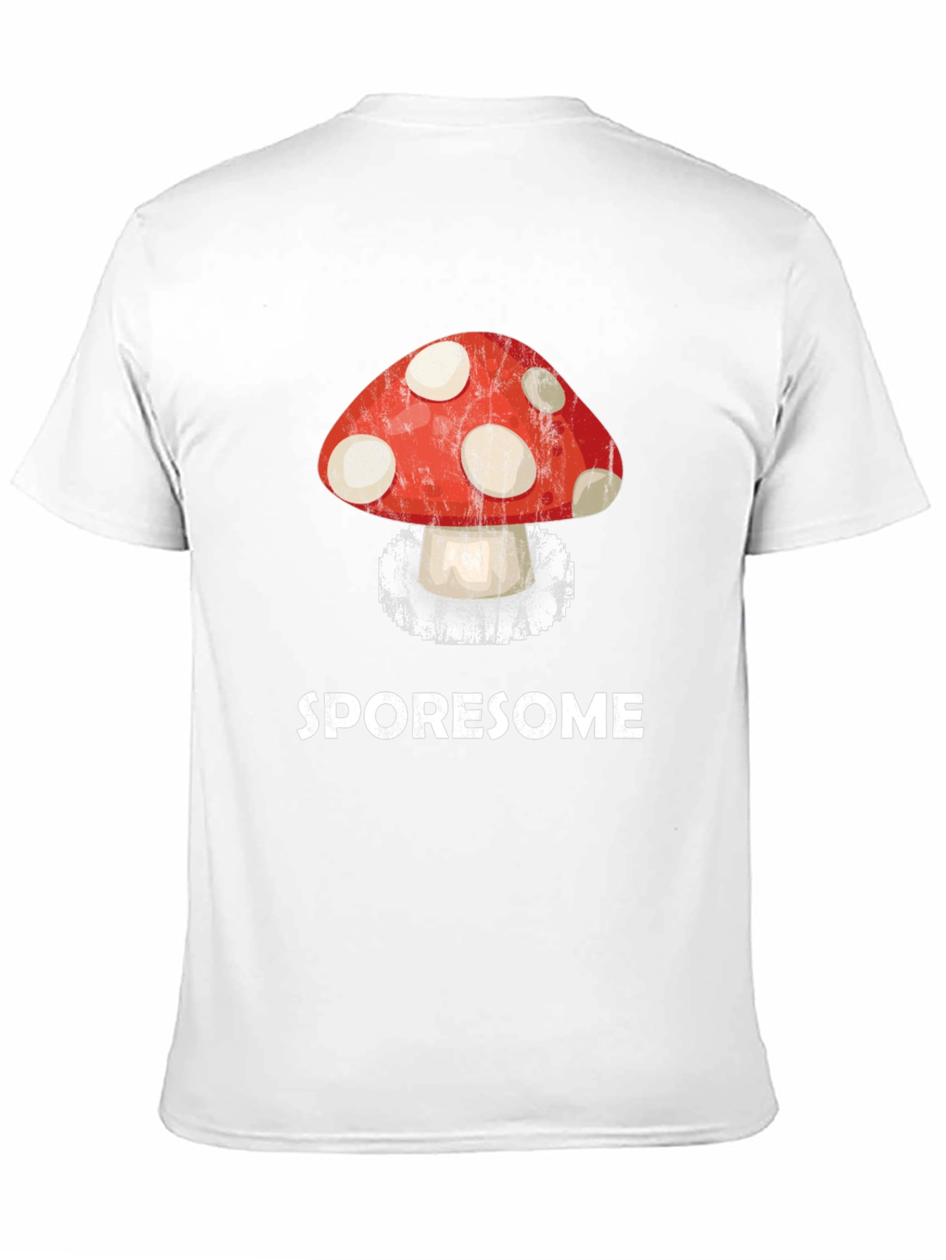 Black Sporesome Mushroom Graphic Tee view 11