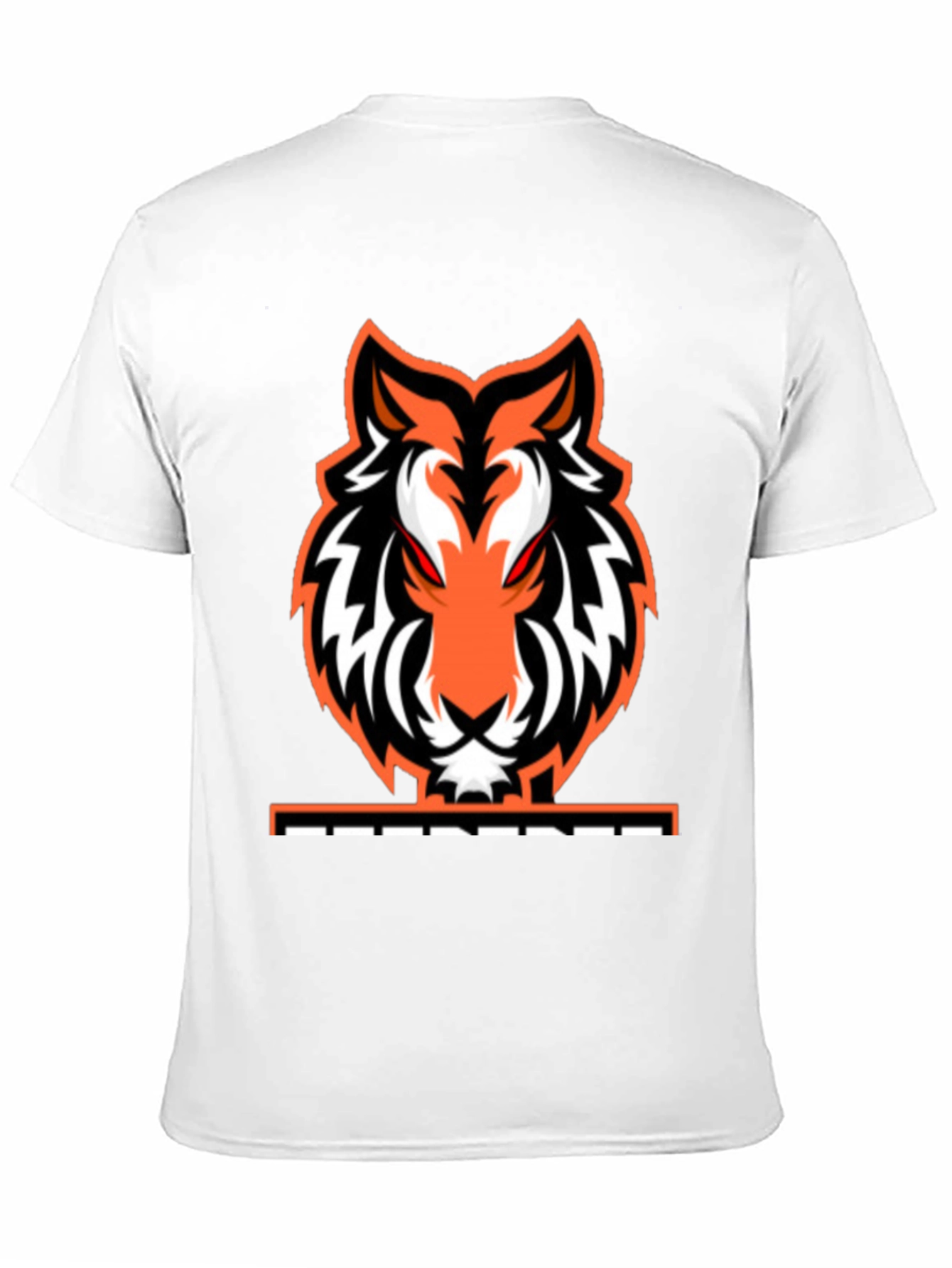 Black Fierce Tiger Graphic Tee - Black Cotton Blend view 11