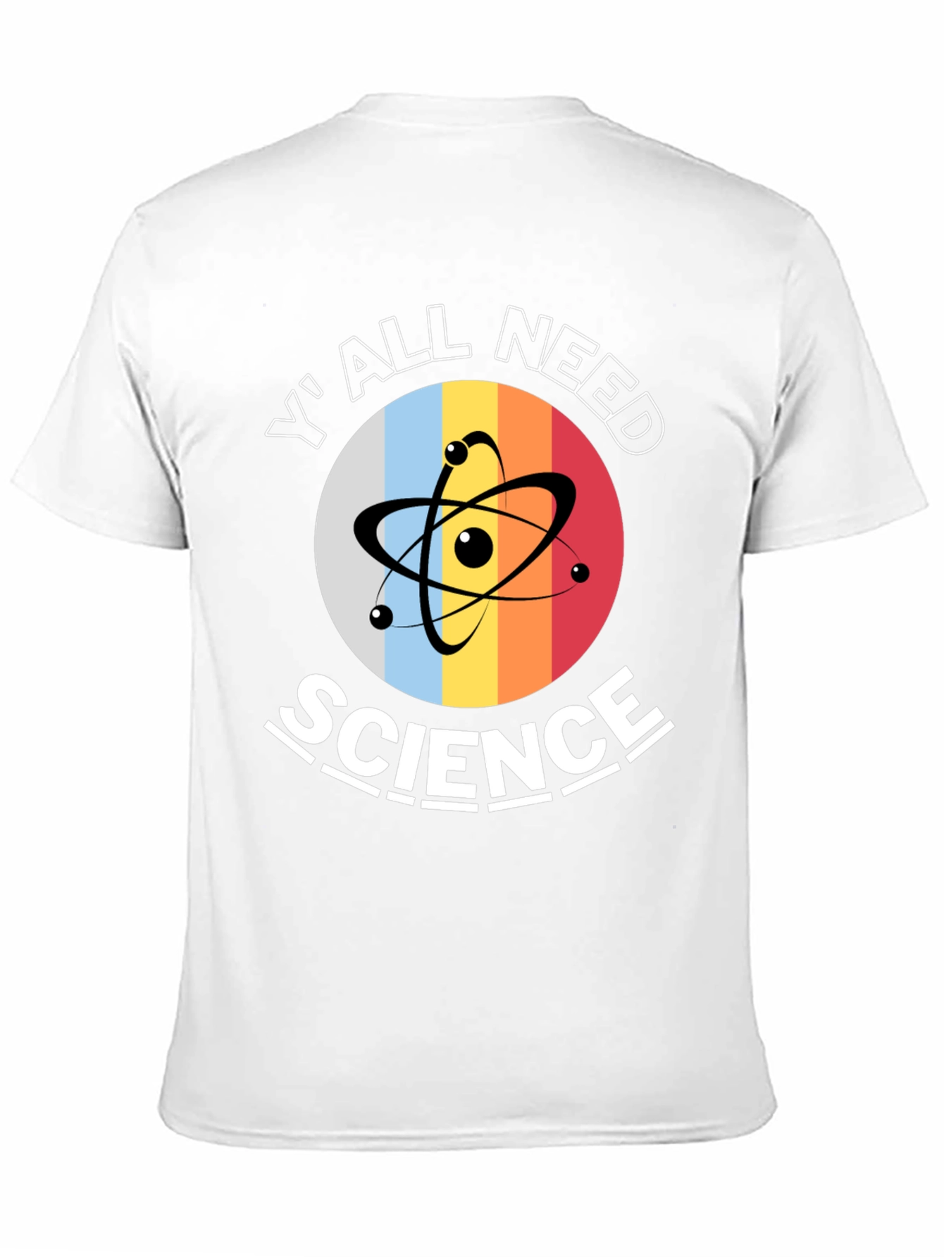 Black Y'all Need Science T-Shirt view 11