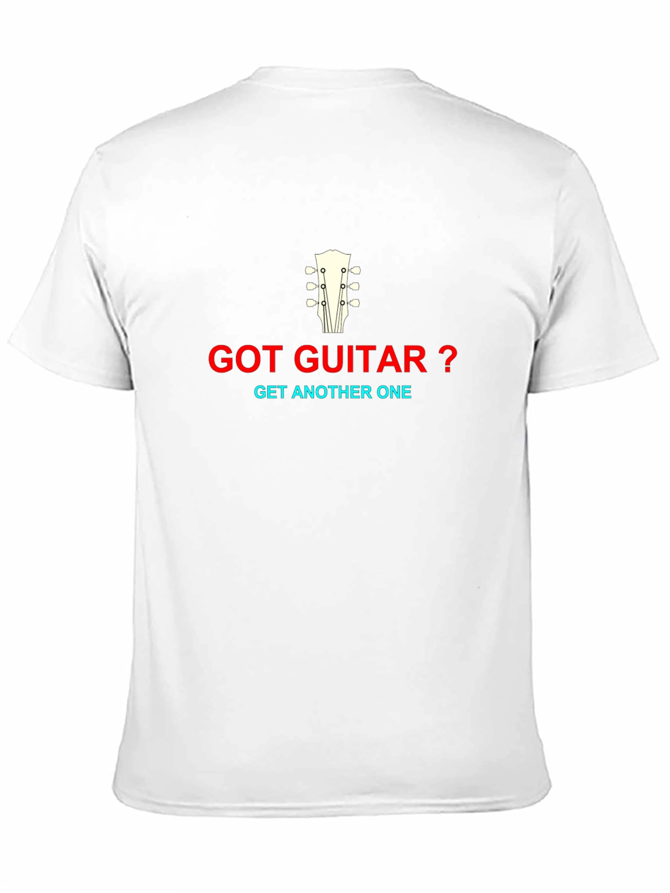 Black Got Guitar? Graphic T-Shirt - Musician's Humor view 11