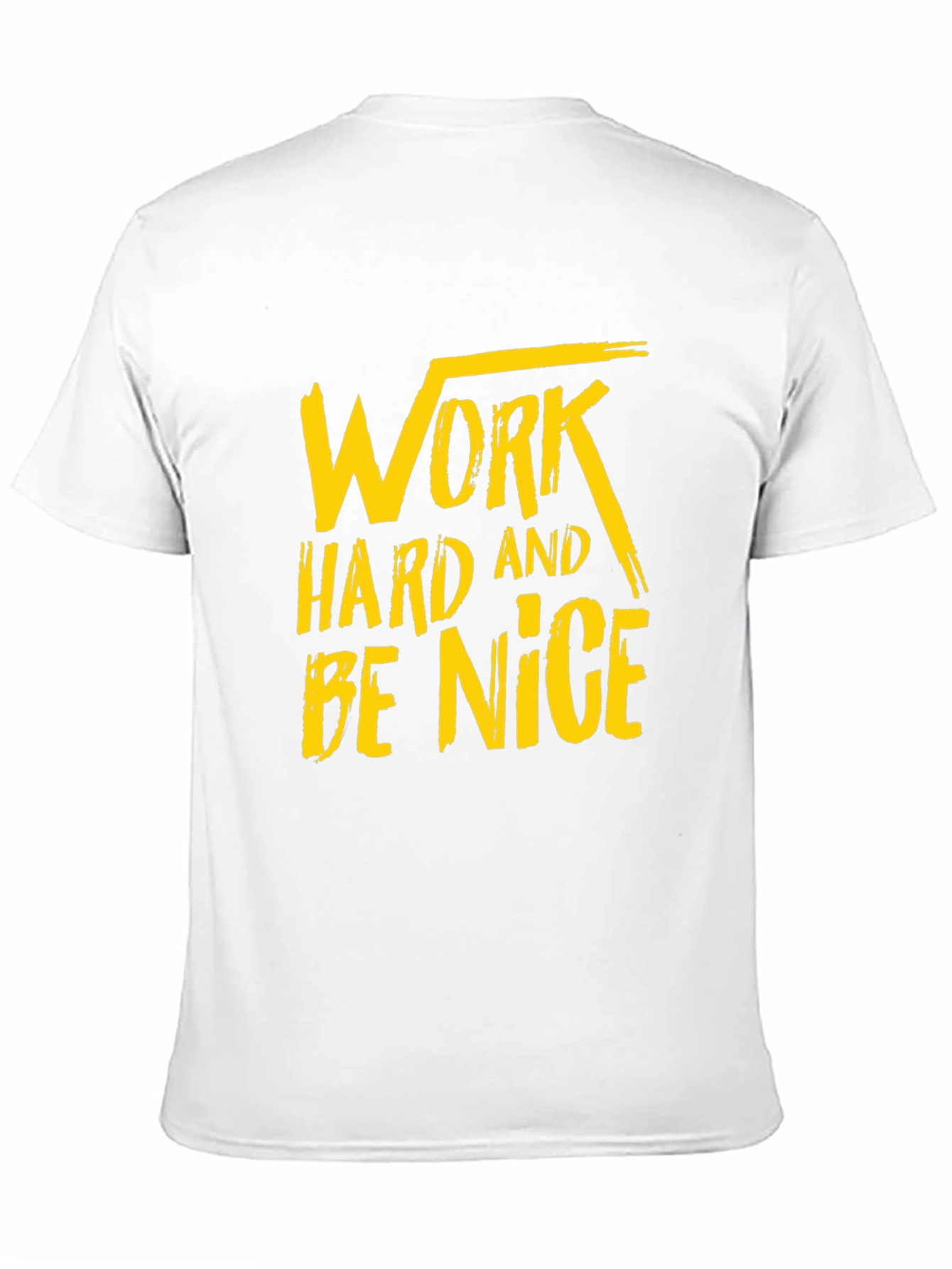 Black Work Hard Be Nice Graphic Tee view 11