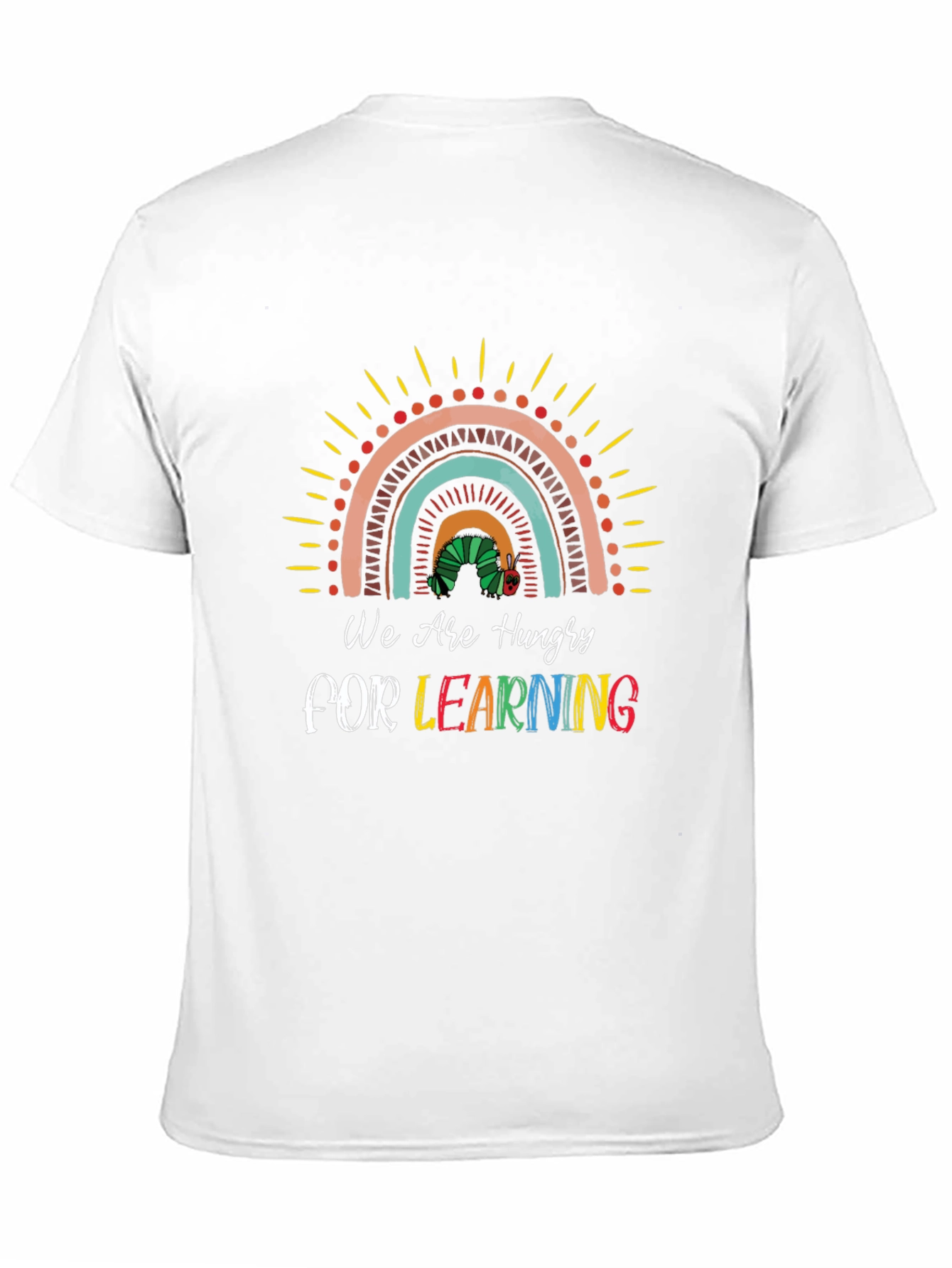 Black Hungry for Learning Graphic Tee view 11