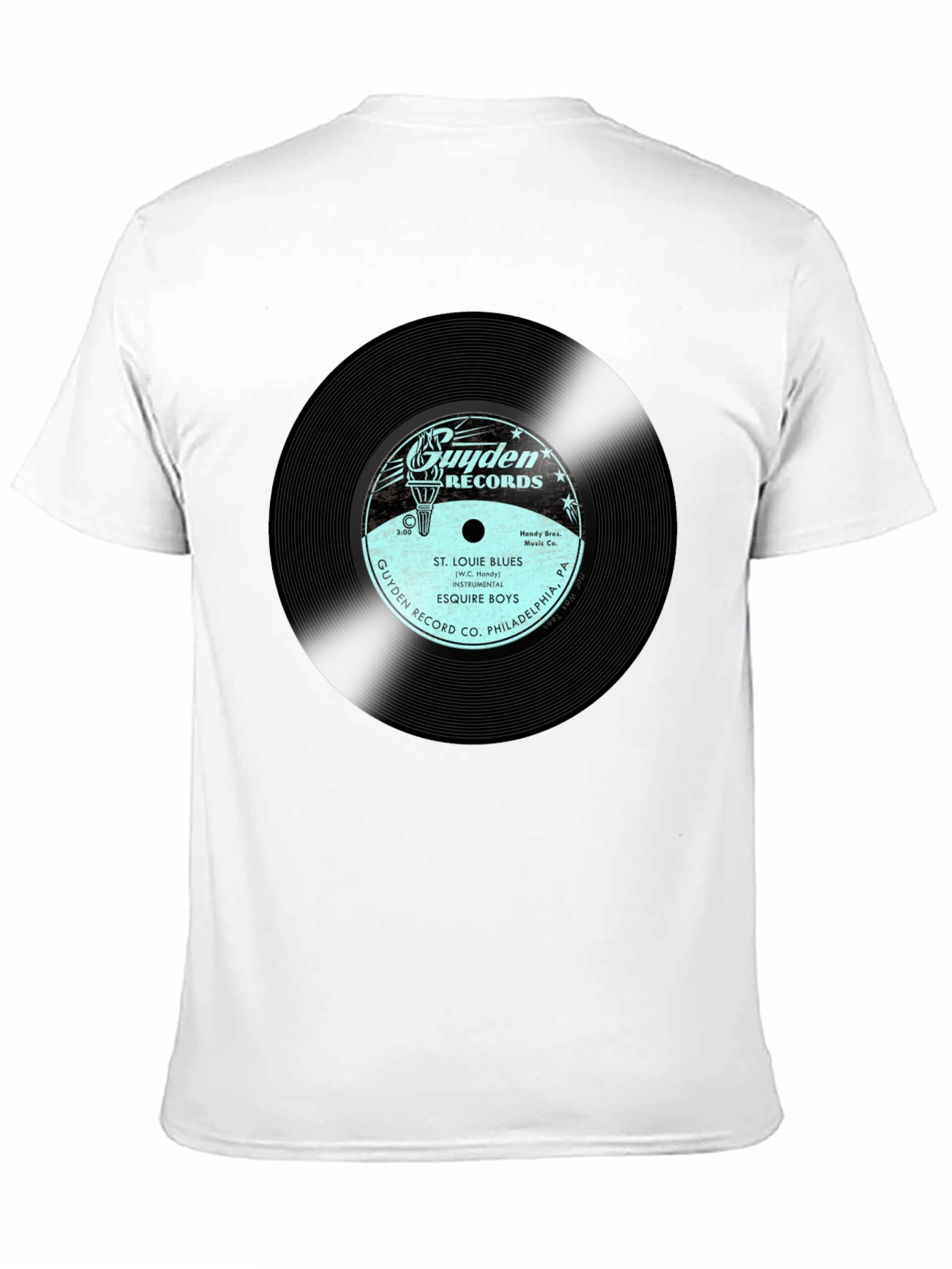 Black Guyden Records St. Louie Blues T-Shirt view 11