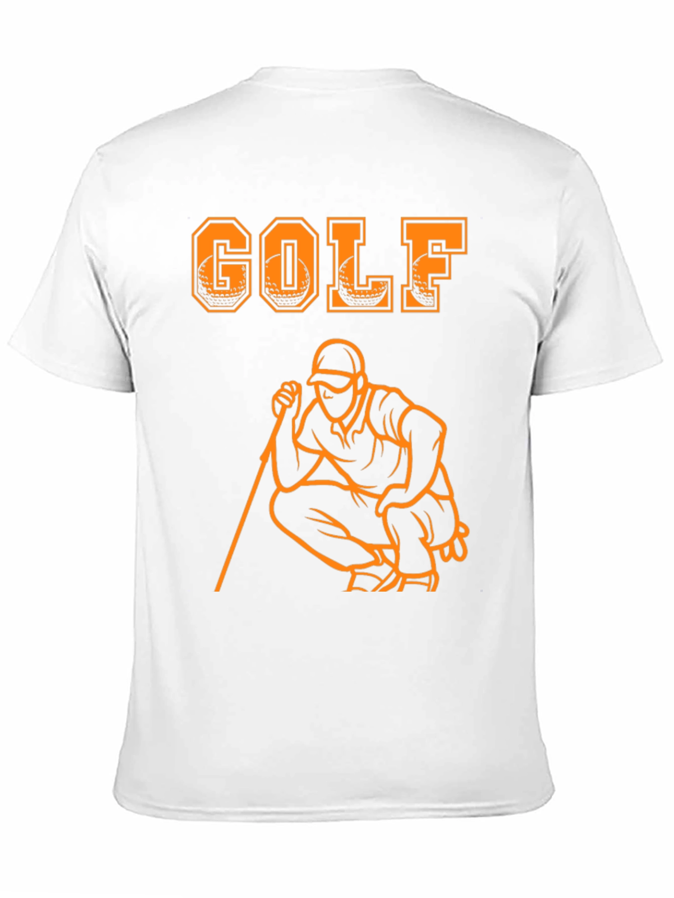 Black Golf Graphic T-Shirt - Sporty Casual Tee view 11