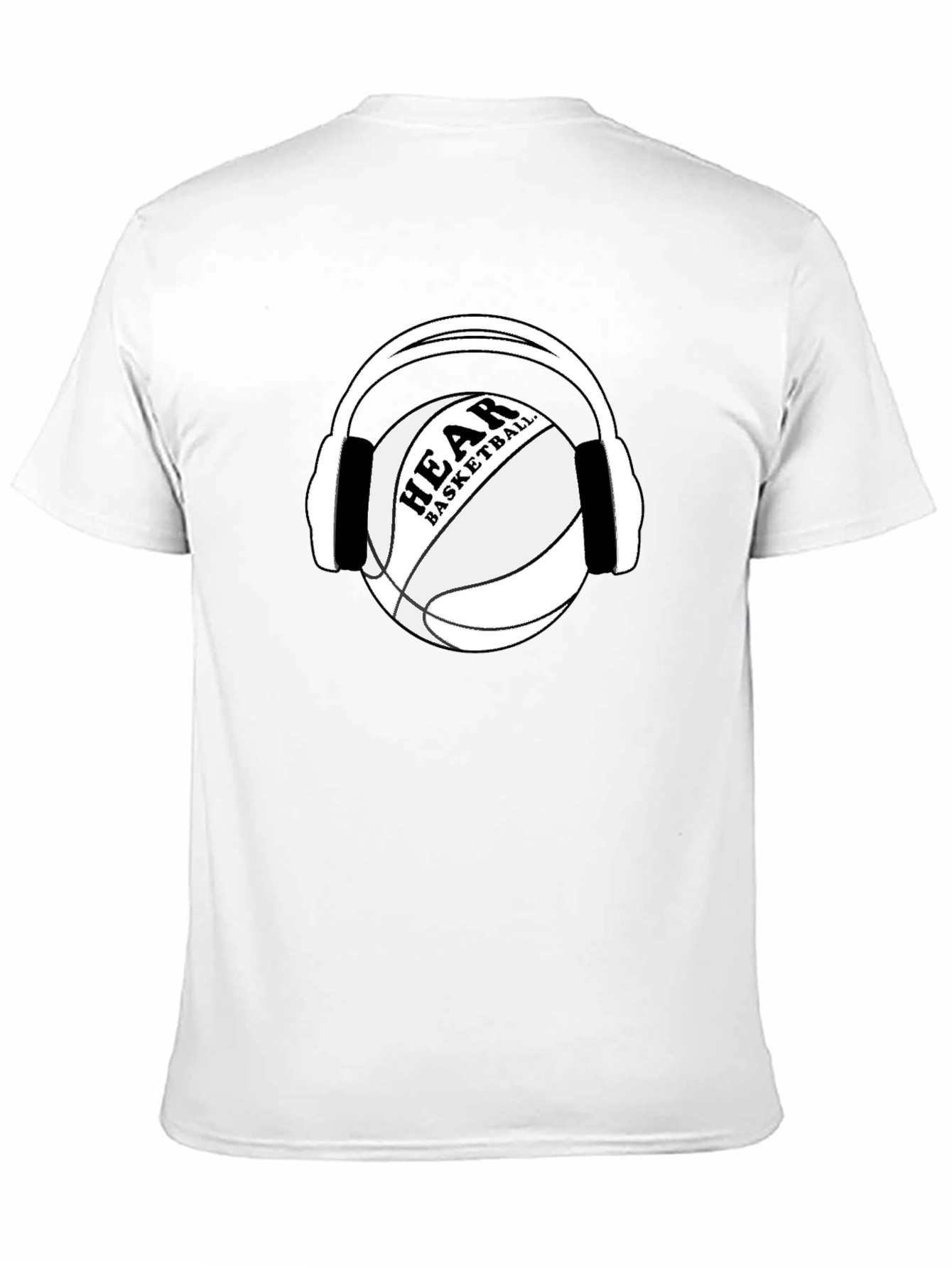 Black Hear Basketball Black T-Shirt view 11