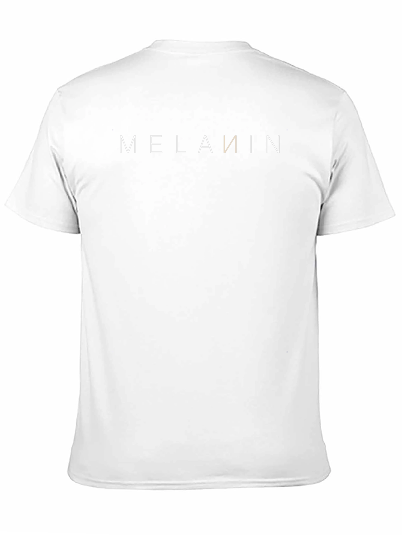 Black Melanin Graphic Tee - Black Crew Neck Casual T-Shirt view 11