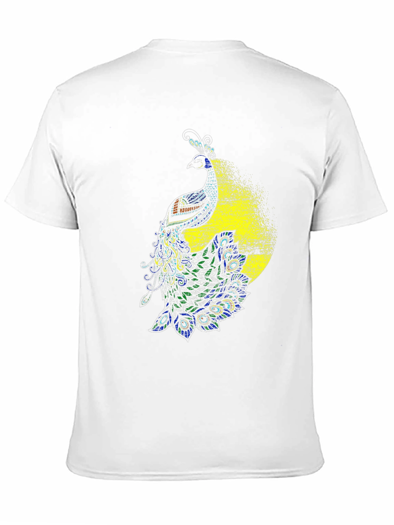 Peacock Graphic Black T-Shirt - Bold & Stylish Design - 11