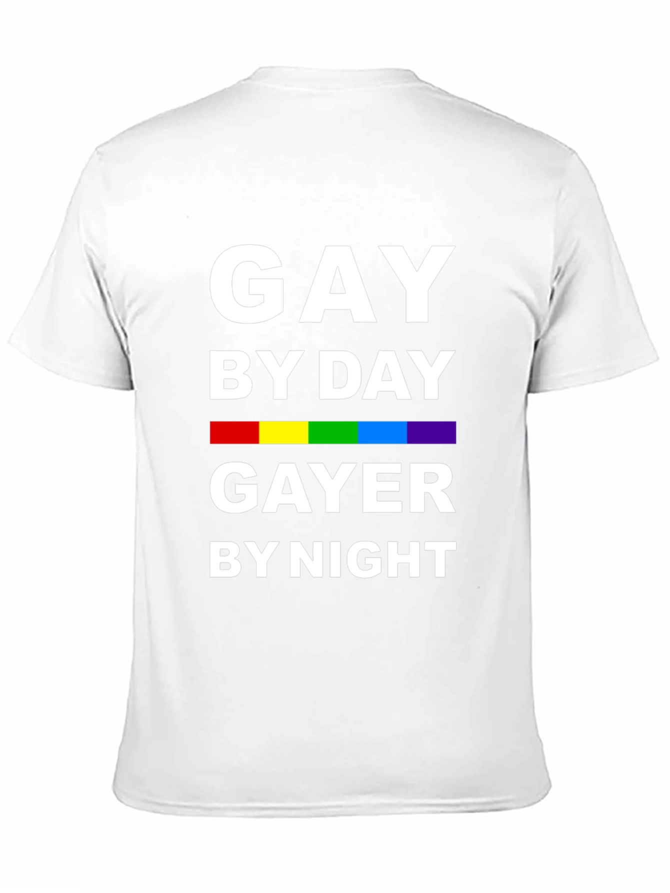 Black Gay By Day Gayer By Night Black Pride T-Shirt view 11