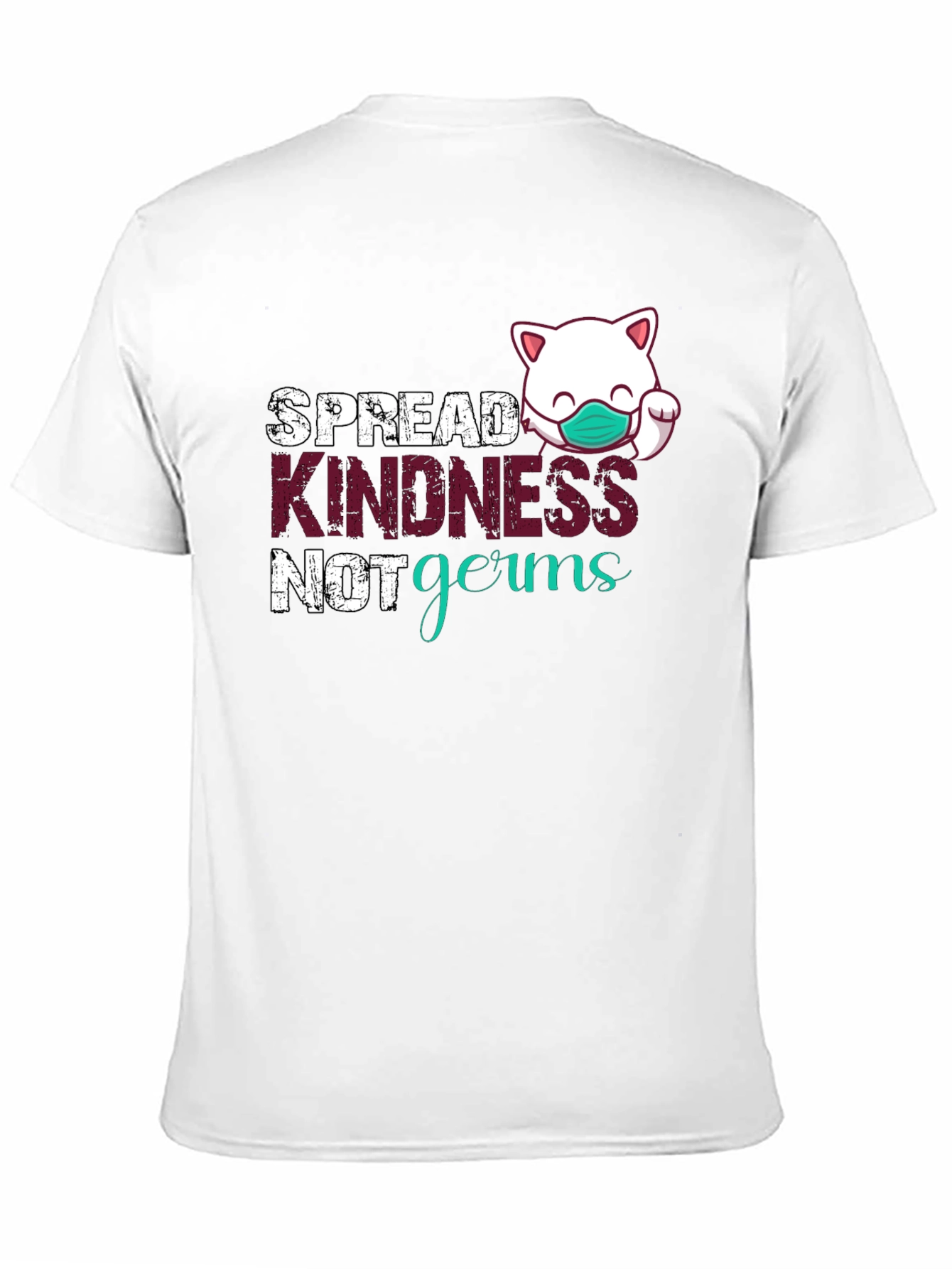Black Spread Kindness, Not Germs Graphic Tee view 11