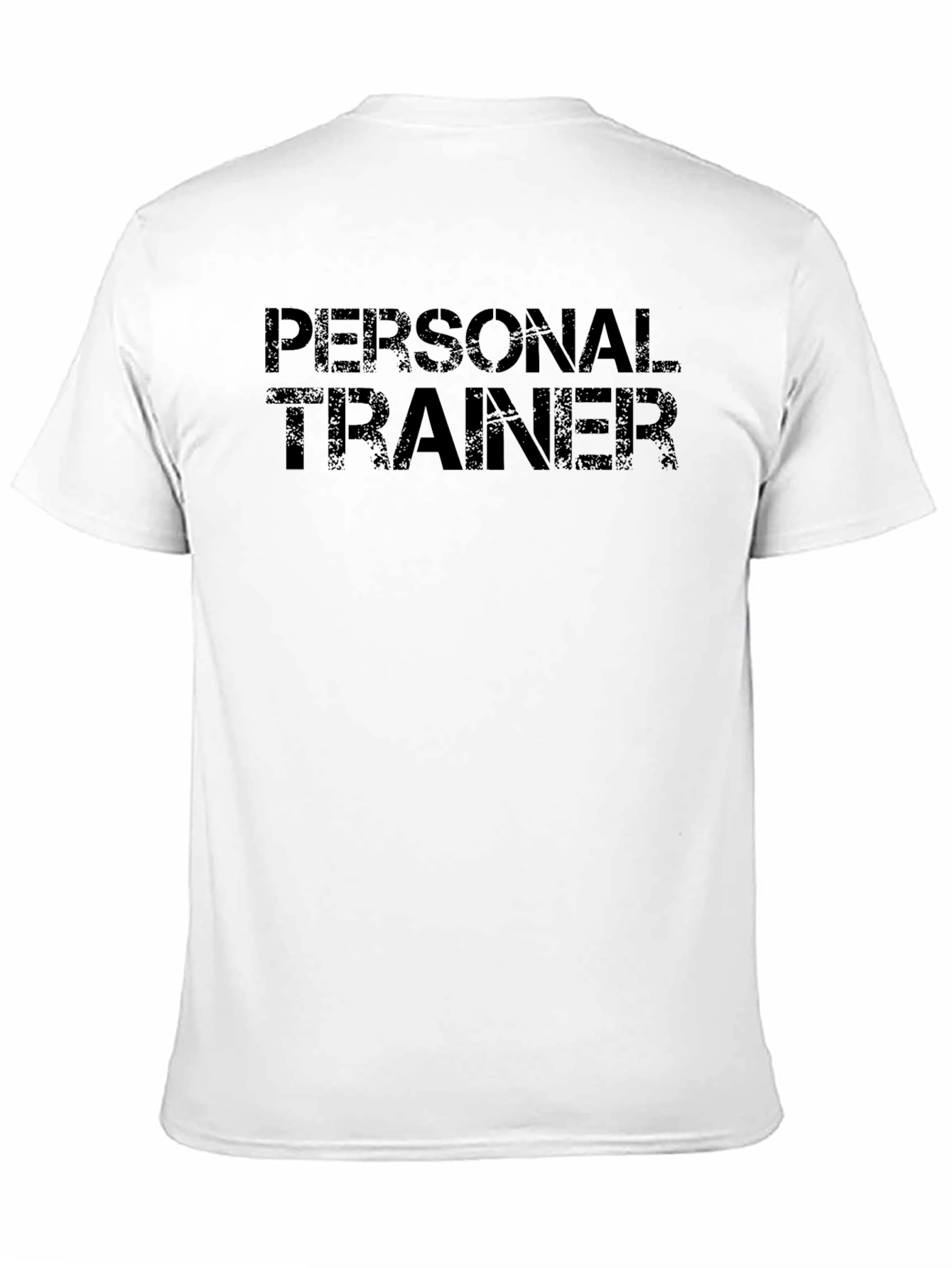 Black Personal Trainer Graphic Tee - Fitness Apparel view 11